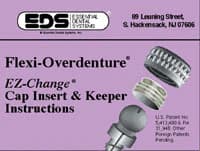 Flexi-Overdenture EZ-Change Keeper & Cap Inserts Intro Kit, Contains 2 Keepers, 2 Cap Inserts, 2 Rubber Bands, 1 EZ-Change Wrench - Flexi-Overdenture EZ-Change Keeper & Cap Inserts Intro Kit - Image 1