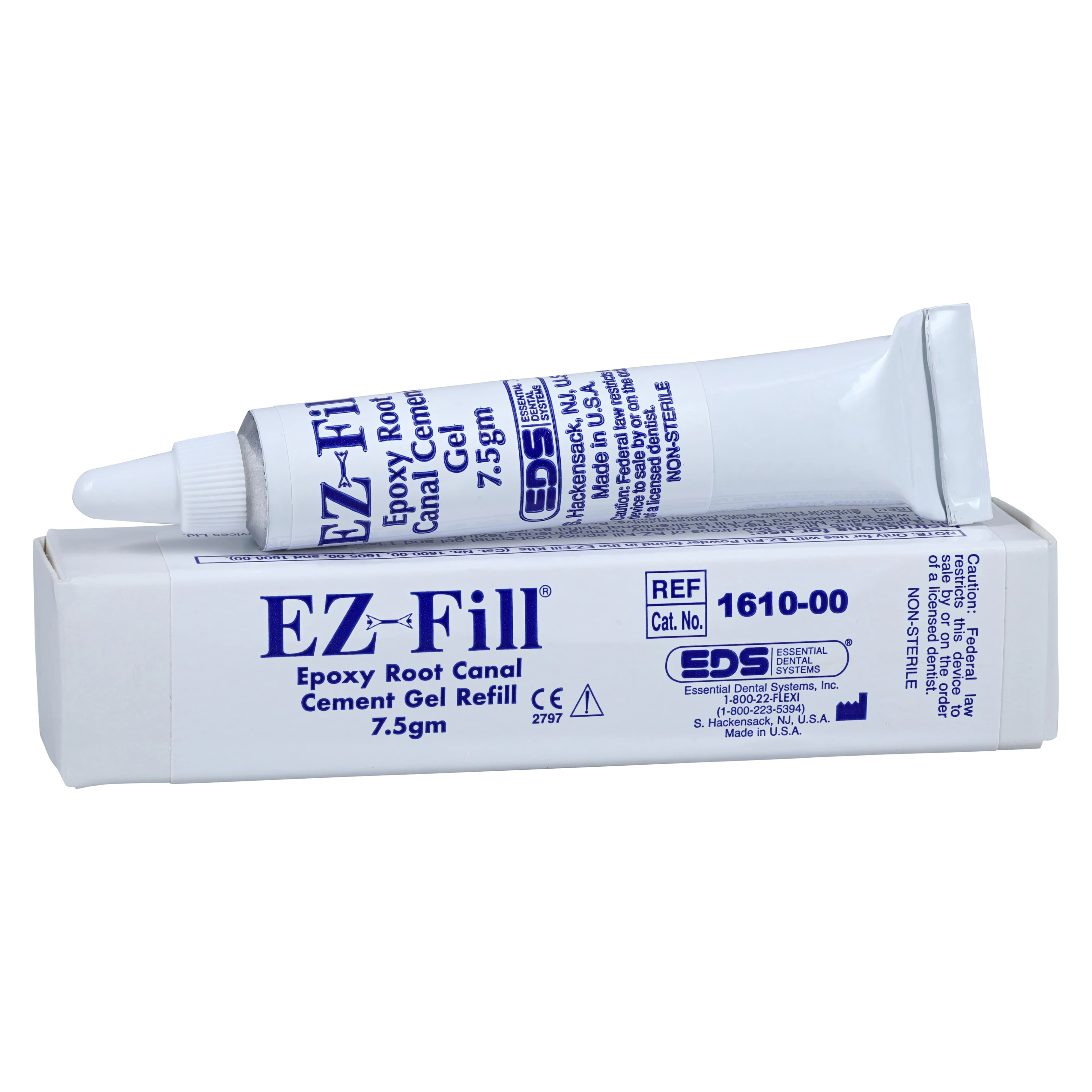 EZ-Fill Epoxy Root Canal Cement Gel Refill, 7.5 g Tube, 1610-00 - EZ-Fill Epoxy Root Canal Cement Gel Refill - Image 1