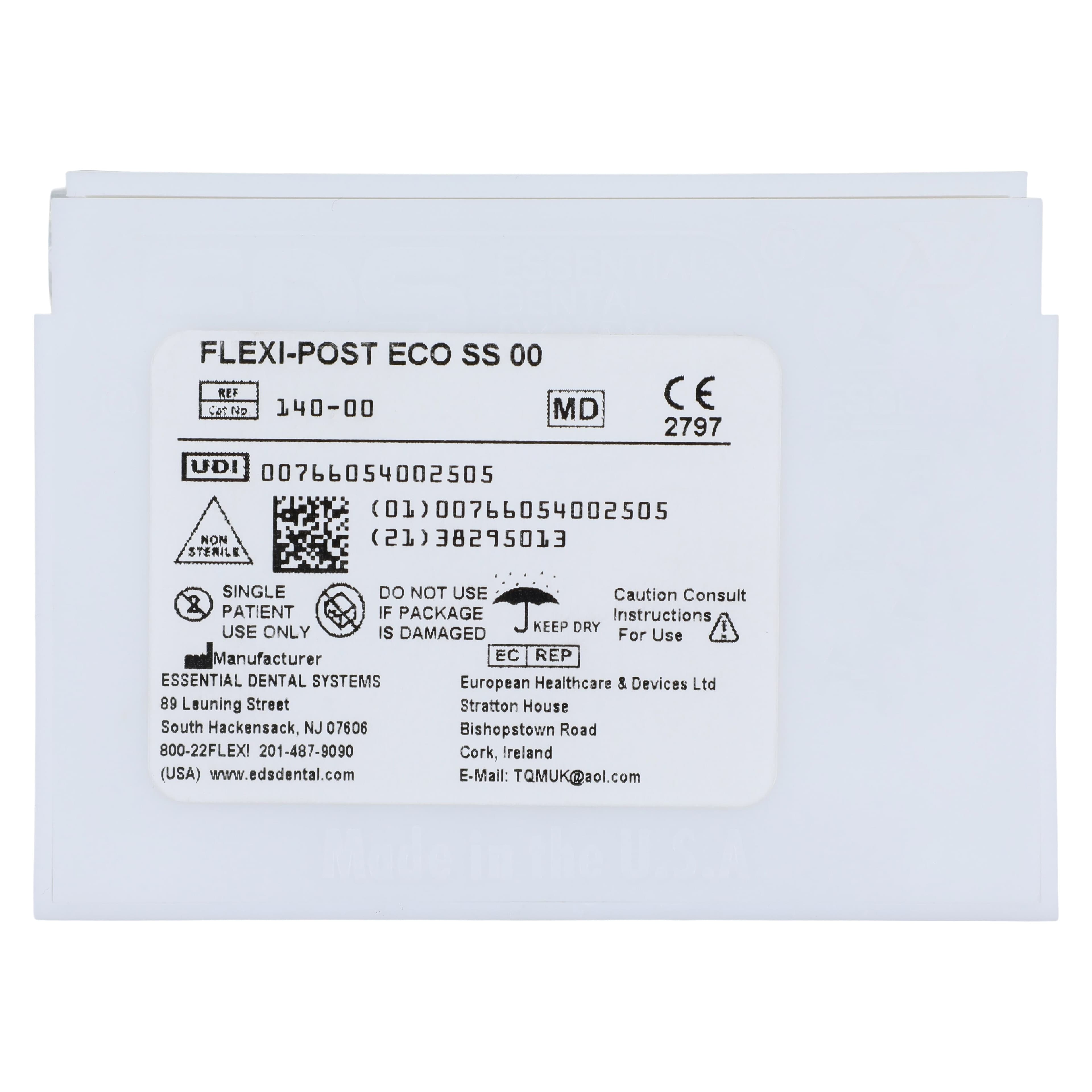Flexi-Post Stainless Steel Economy Refill, Size 00, White, 30/Pk, 140-00 thumbnail 4