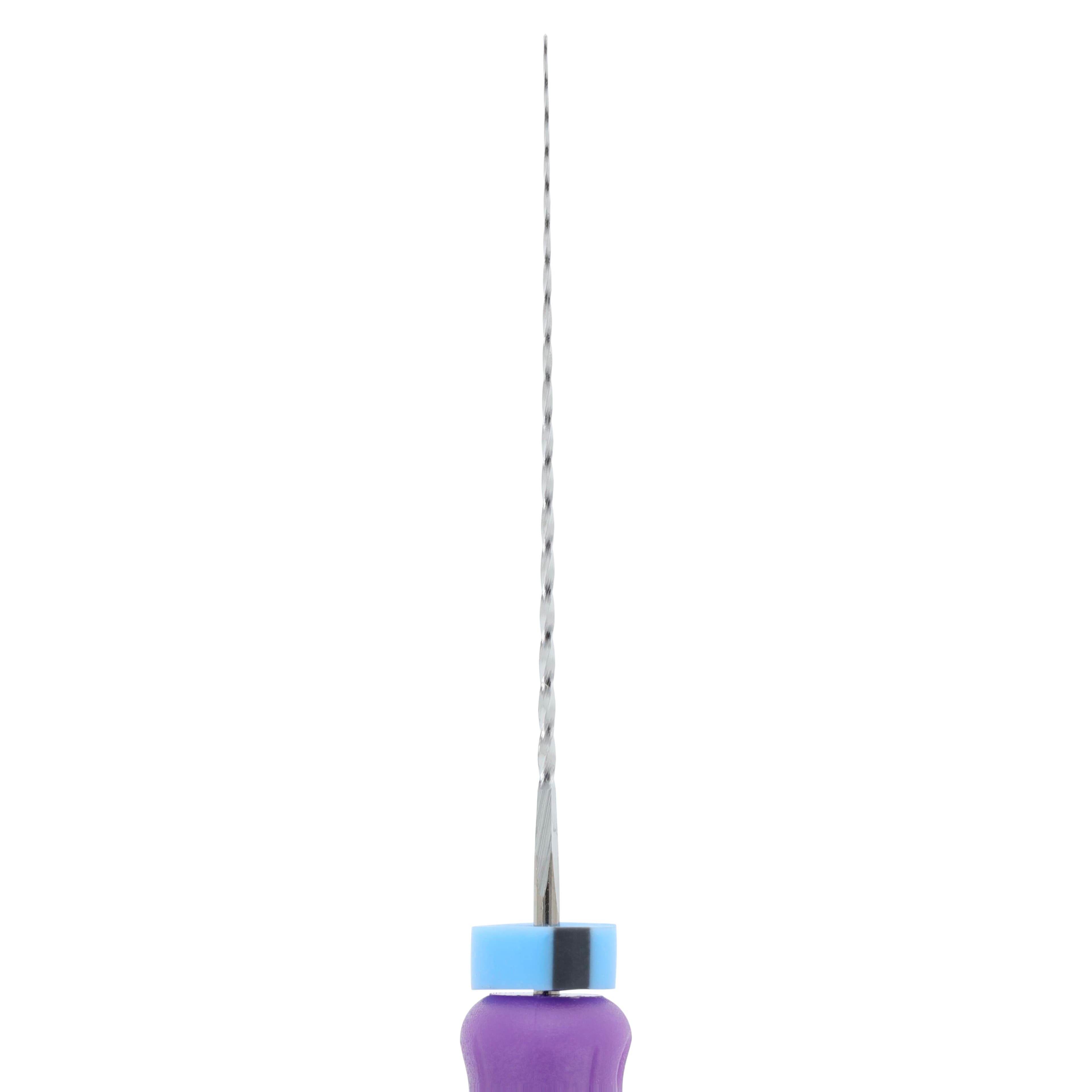SafeSiders Endodontic Hand Reamers, 21 mm, 0.02 Taper, Size #10, Purple, Stainless Steel, 6/Pkg, 5021-10 thumbnail 2