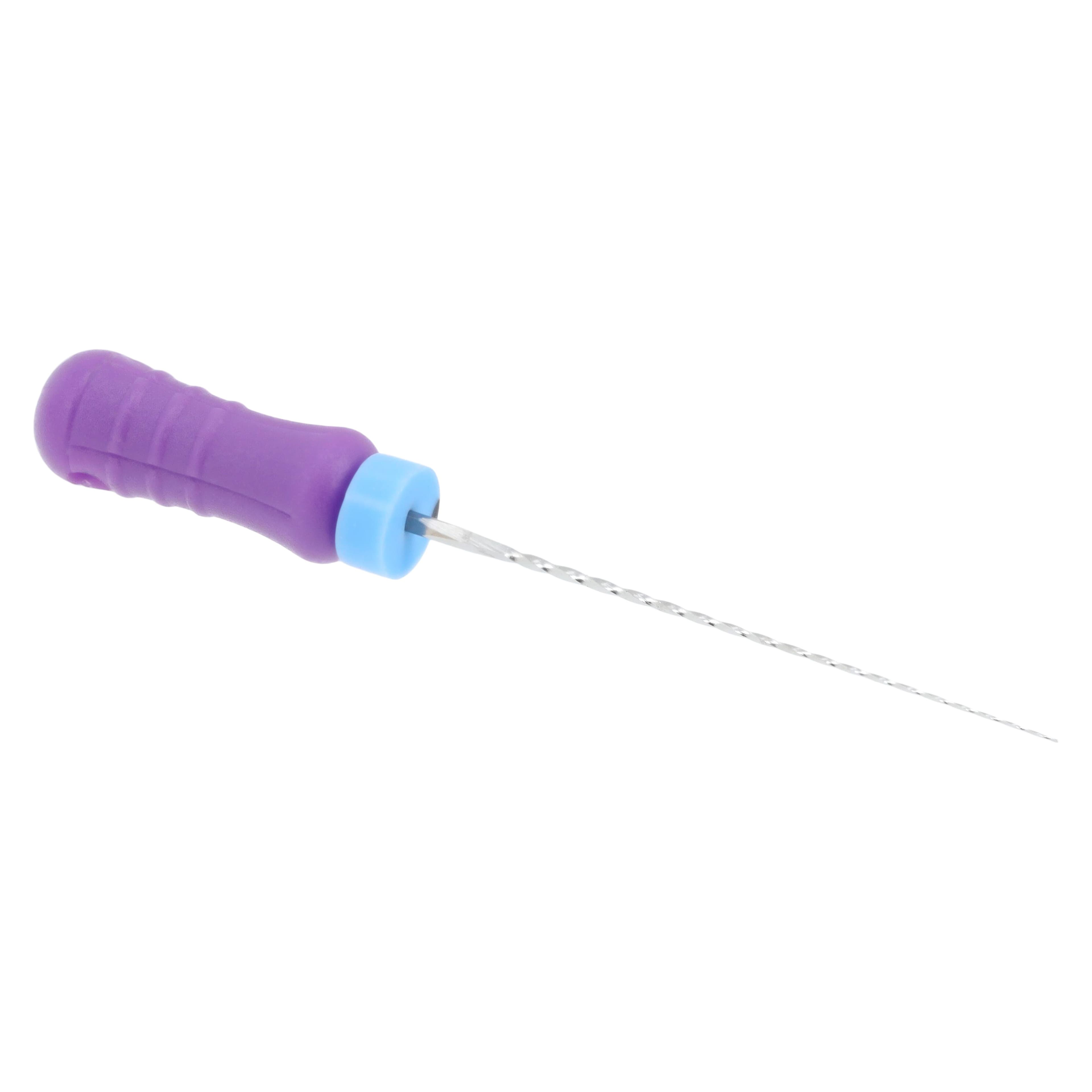 SafeSiders Endodontic Hand Reamers, 21 mm, 0.02 Taper, Size #10, Purple, Stainless Steel, 6/Pkg, 5021-10 thumbnail 3