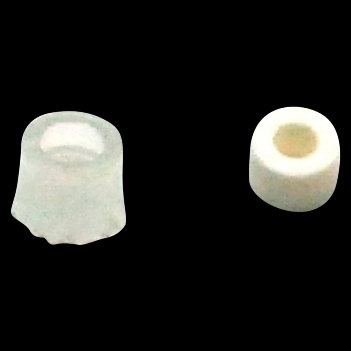 AccessPost Overdenture Attachment Caps, Nylon Female Caps with Rubber Bands, Fits All Sizes, 6/Package, 580-01 - AccessPost Overdenture Attachement Caps - 6 Nylon Female Caps With Rubber - Image 1