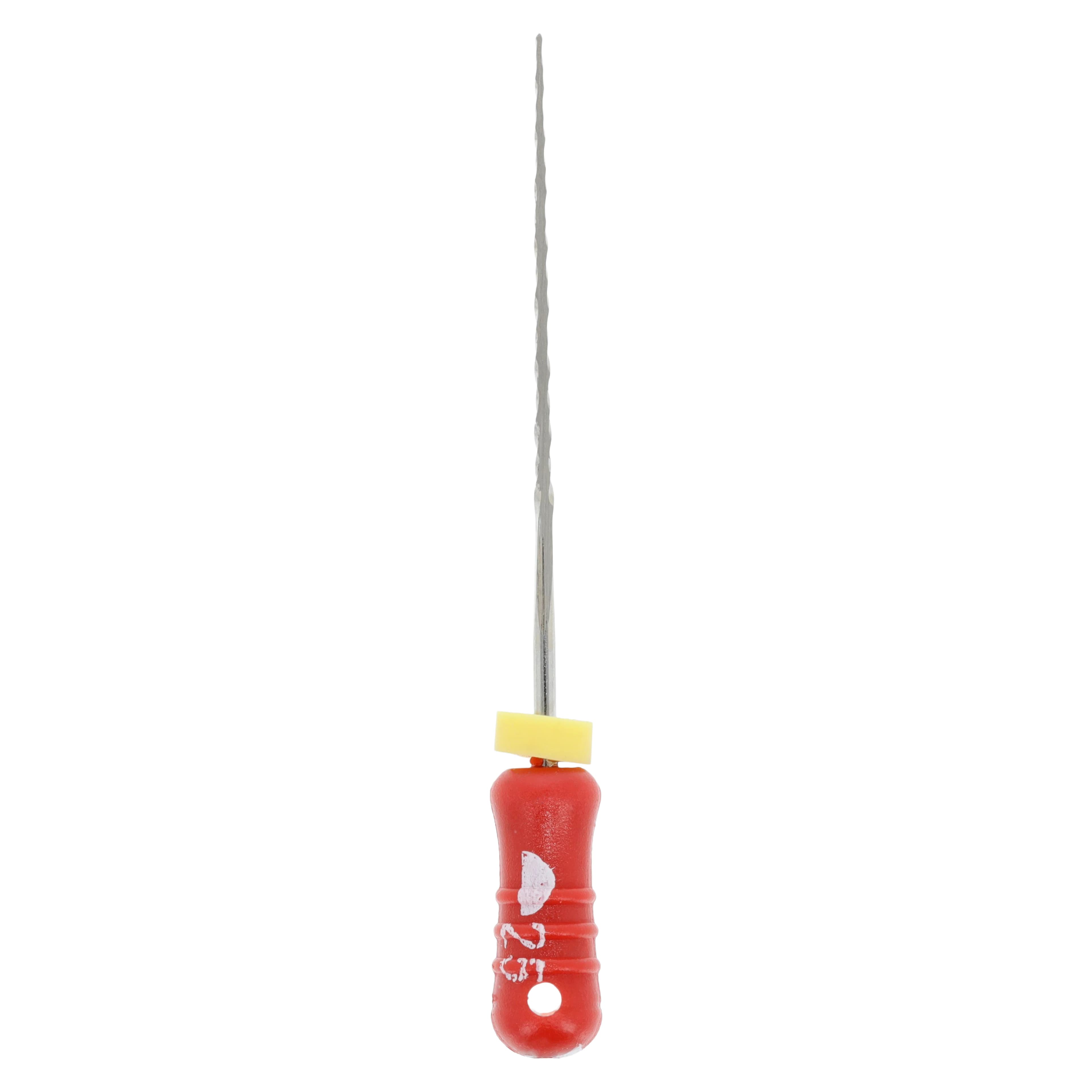 SafeSiders Endodontic Hand Reamers, 25 mm, 0.02 Taper, Size #25, Red, Stainless Steel, 6/Pkg, 5025-25 - SafeSiders, , 25 mm, 6/Pkg, #25, 02Taper, 5025-25 - Image 1