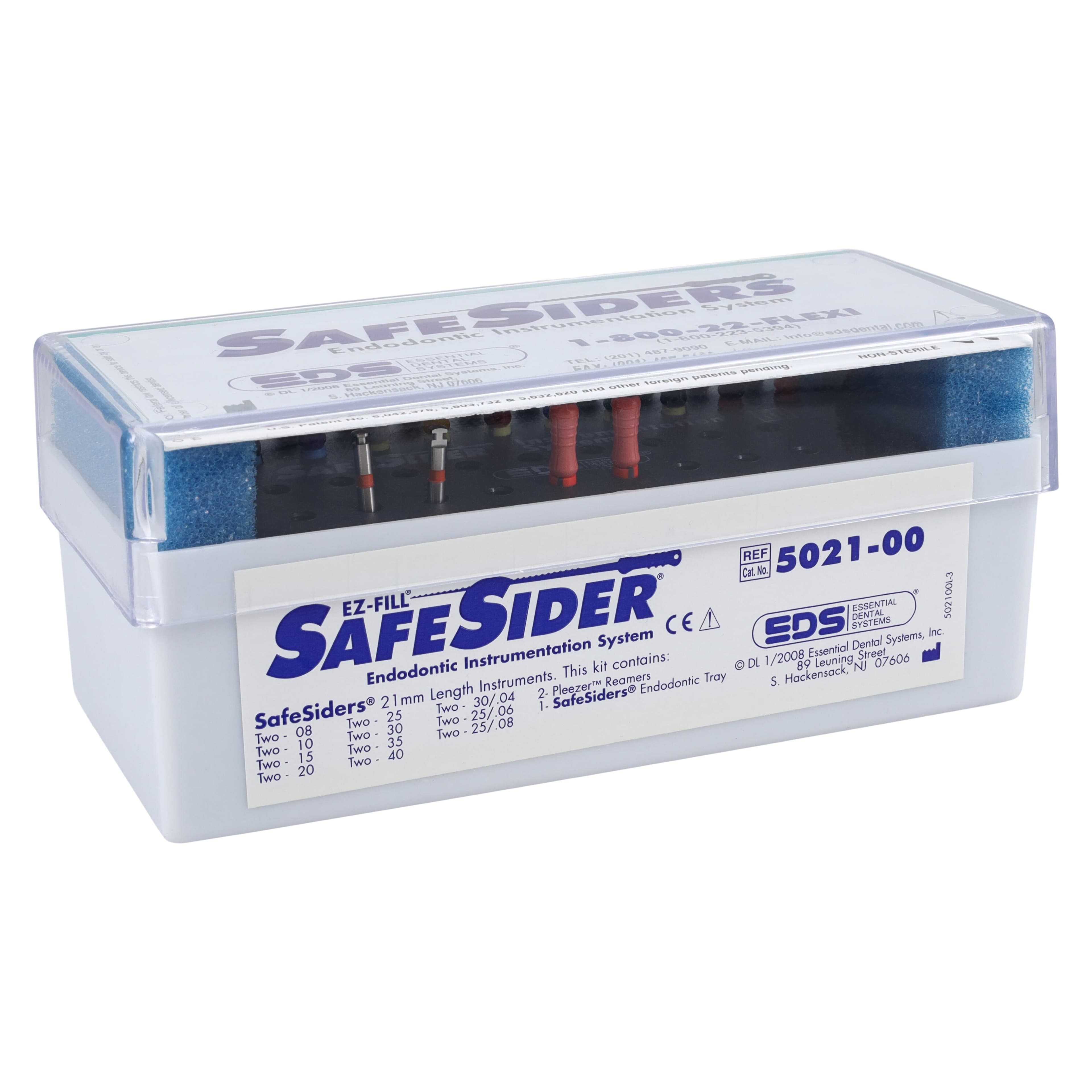 SafeSider Color-Coded Stainless-Steel Hand Reamers, Intro Kit, 21 mm, 5021-00 thumbnail 2
