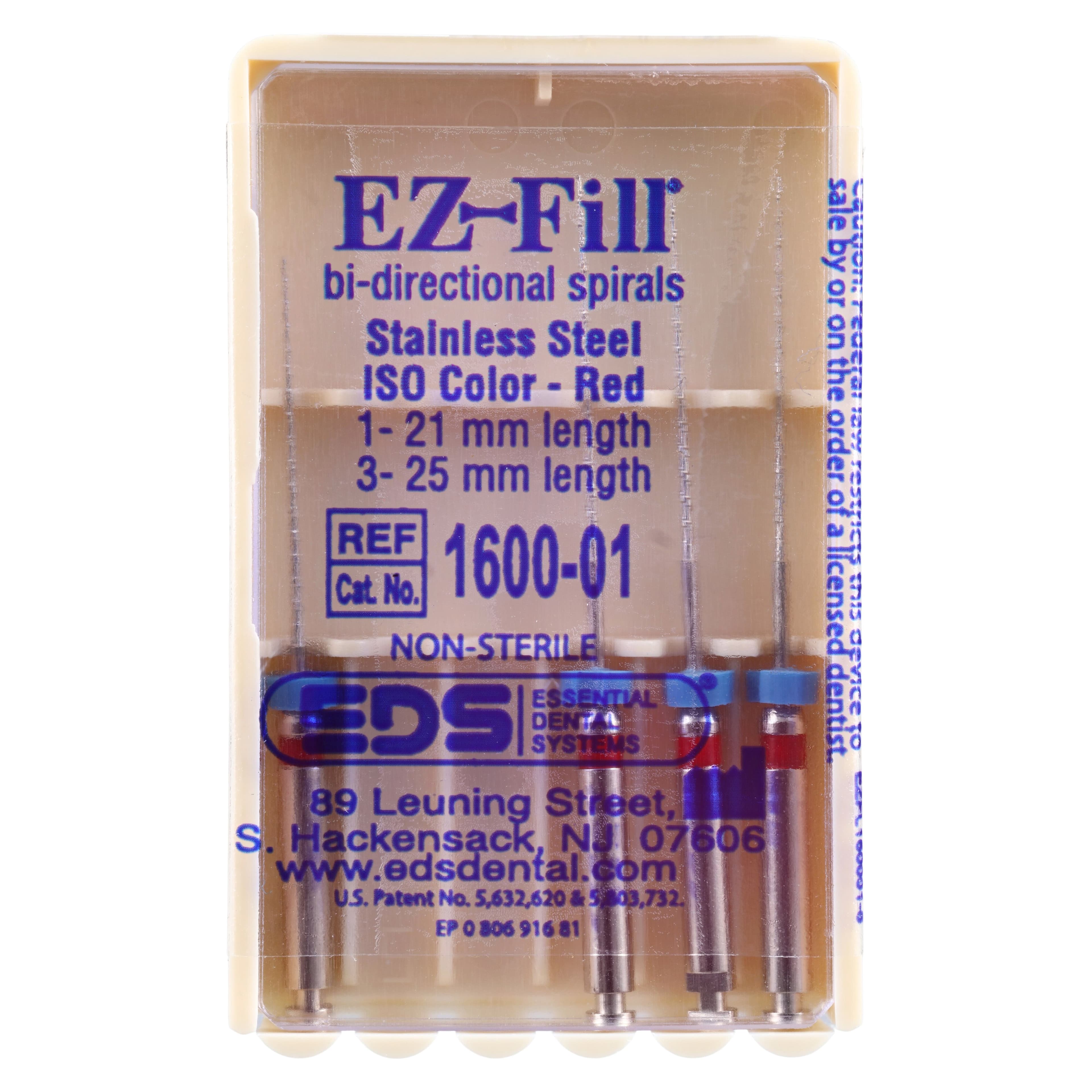 EZ-Fill Bi-Directional Spiral & Epoxy Root Canal Cement Introductory Kit, Stainless Steel, 4 Spirals, 1600-00 thumbnail 9