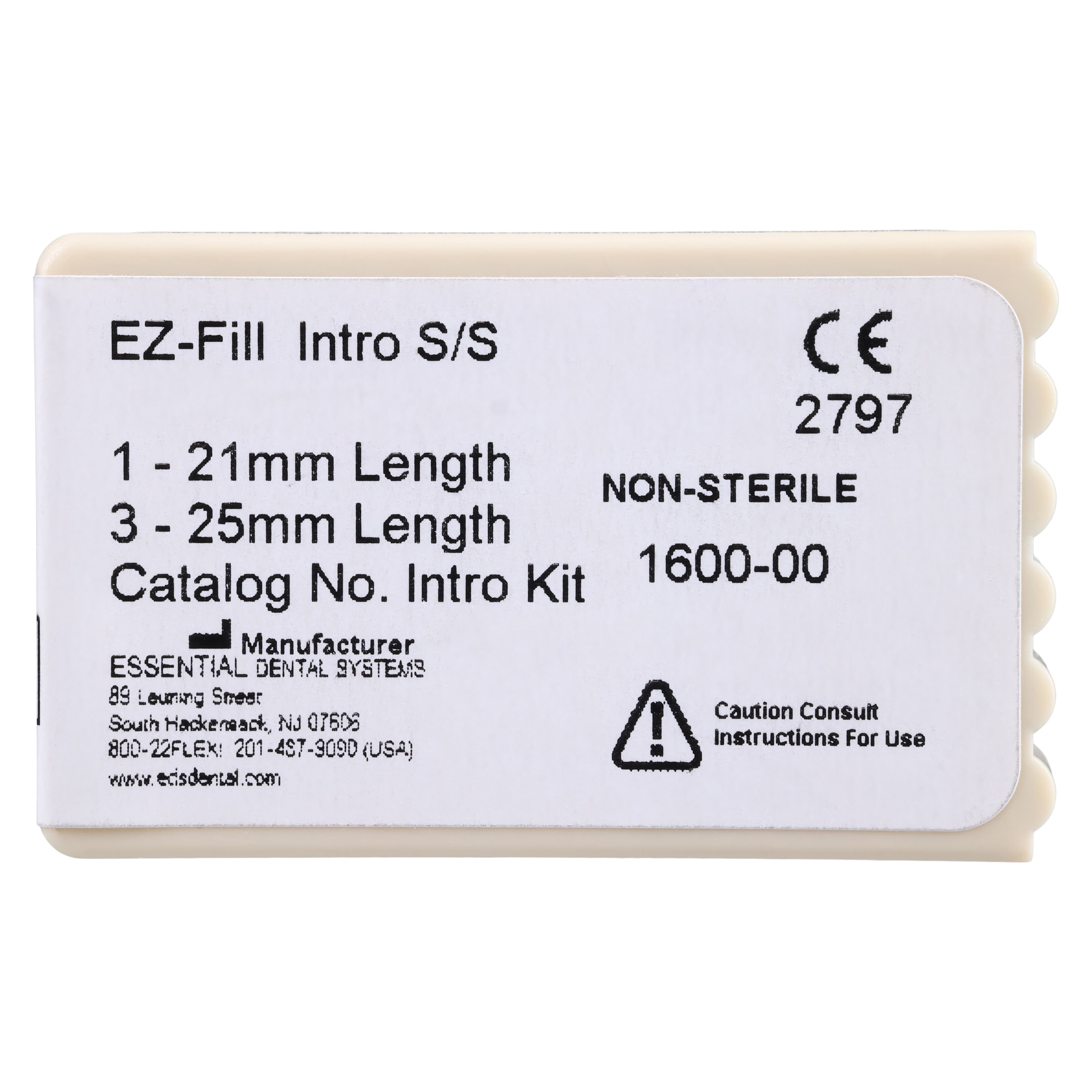 EZ-Fill Bi-Directional Spiral & Epoxy Root Canal Cement Introductory Kit, Stainless Steel, 4 Spirals, 1600-00 thumbnail 10