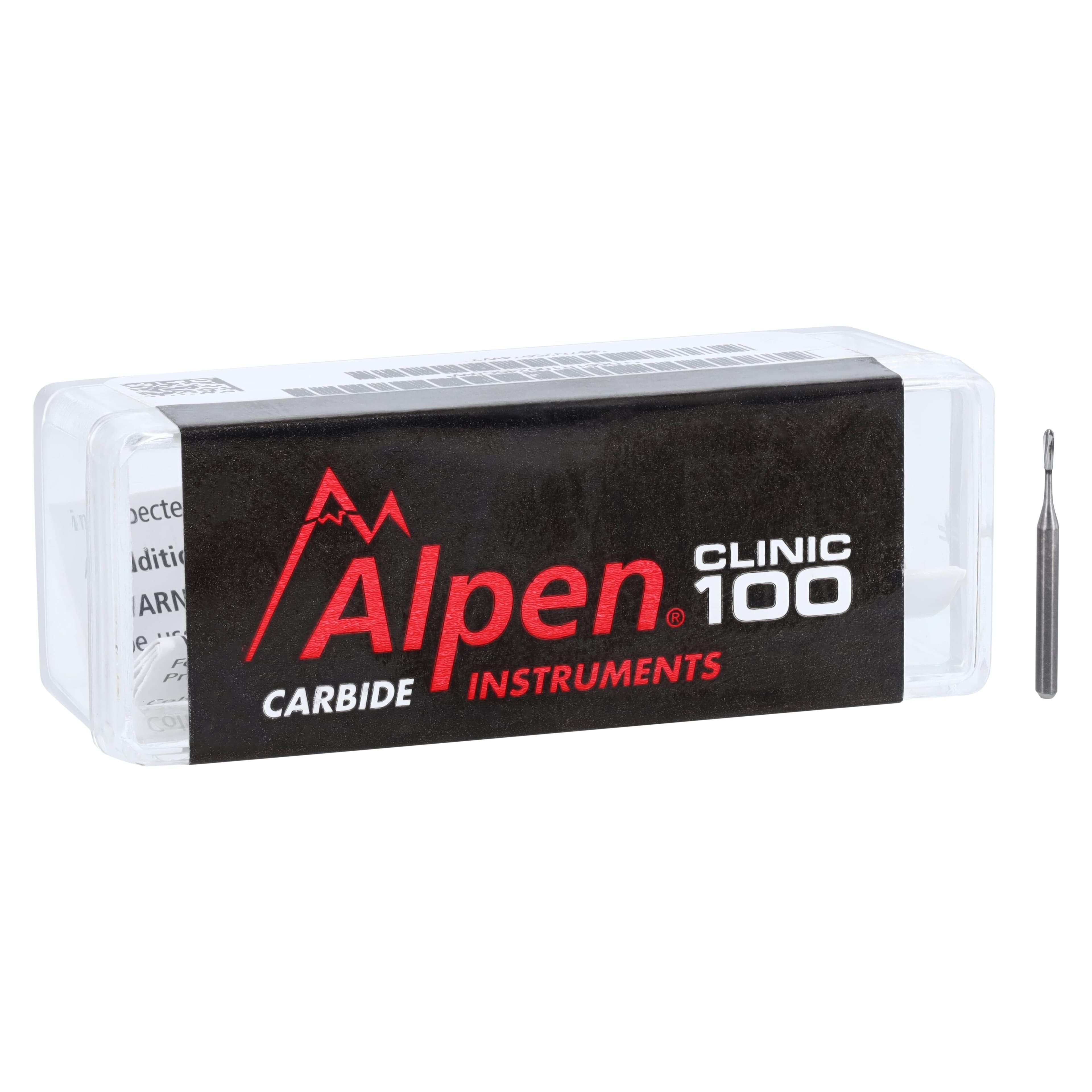 Alpen Operative Surgical Carbide Burs, FG, Straight Fissure, #245, 0.8 mm, 100/Pk, R100245C thumbnail 4