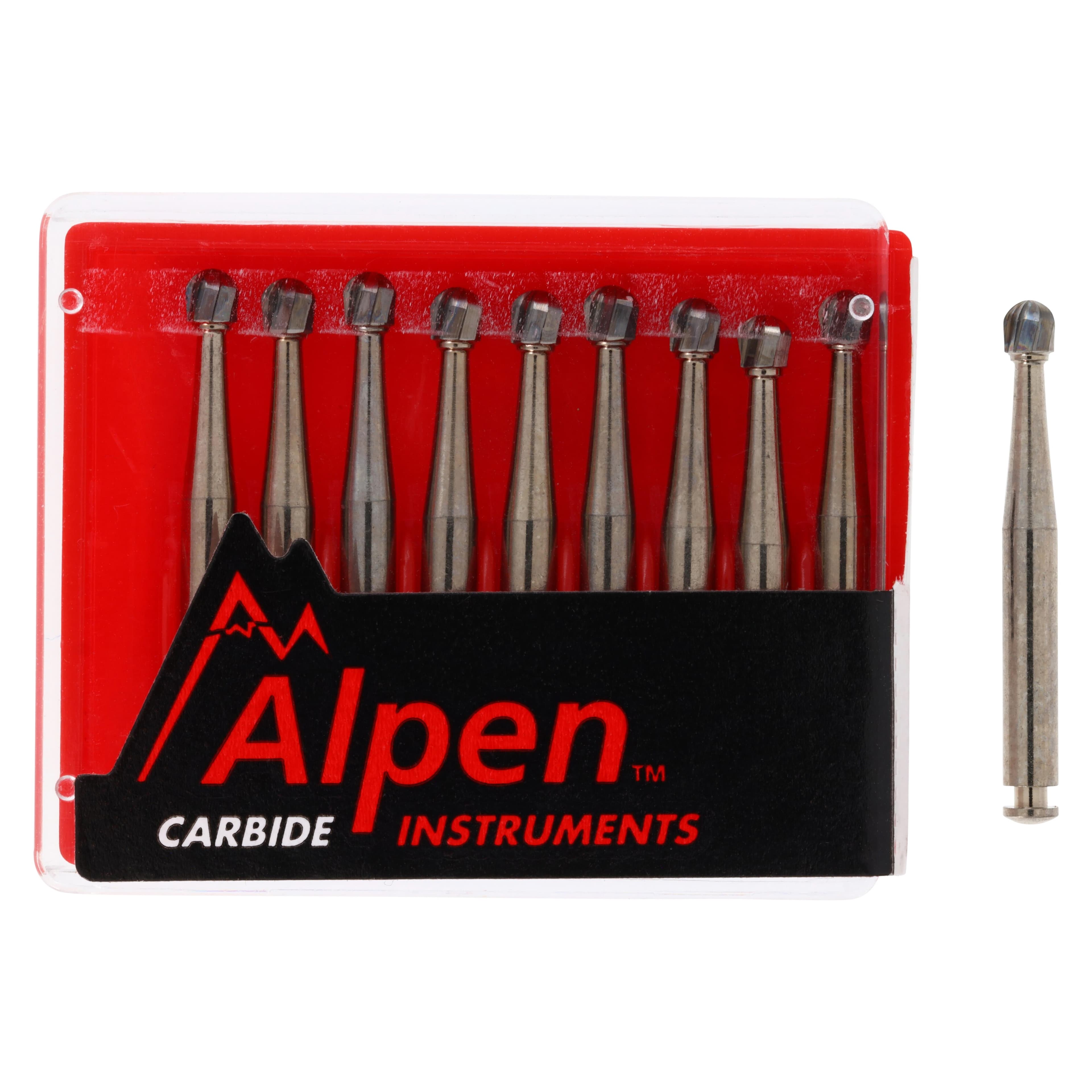 Alpen Carbide Operative & Surgical Bur, RA, Round, #8, 2.3 mm, 10/Pk, R200008 thumbnail 4
