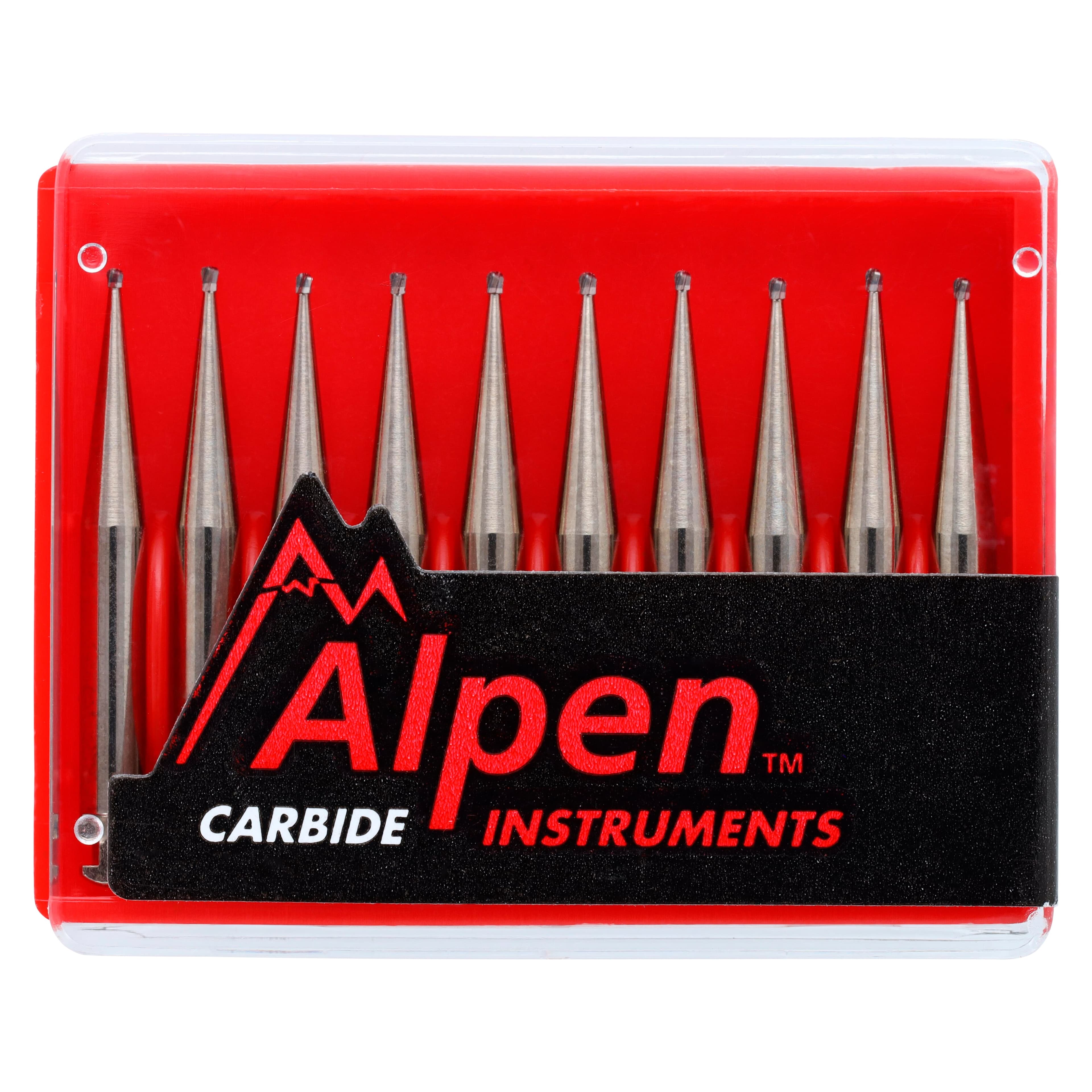 Alpen RA Round Carbide Bur, #1/2, 0.7 mm Head Diameter, Right-Angle Latch, 10/Pk, R2001/2 thumbnail 4