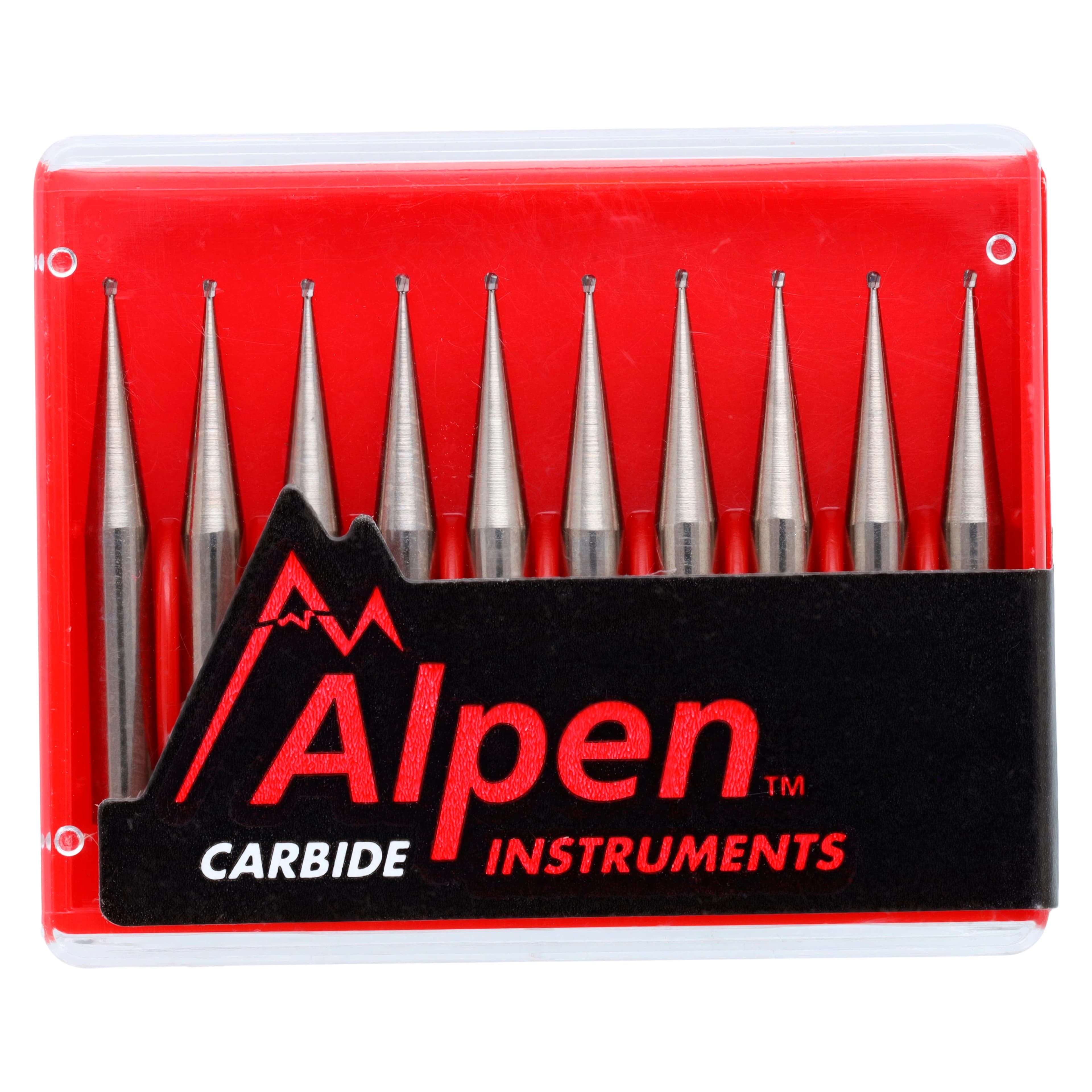 Alpen Carbide Operative Bur, Round RA #1/4, 0.5 mm, Right-Angle Latch, 10/Pk, R2001/4 thumbnail 4