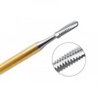 Alpen Speedster Carbide Bur, FG, Round End Cross Cut Fissure, #1558G, 1.2 mm, 100/Pk, R41558GC - Alpen Speedster Carbide Burs, FG, Round End Cross Cut Fissure, # 1558G, 1.2 mm, 100/Pk, R41558GC - Image 1