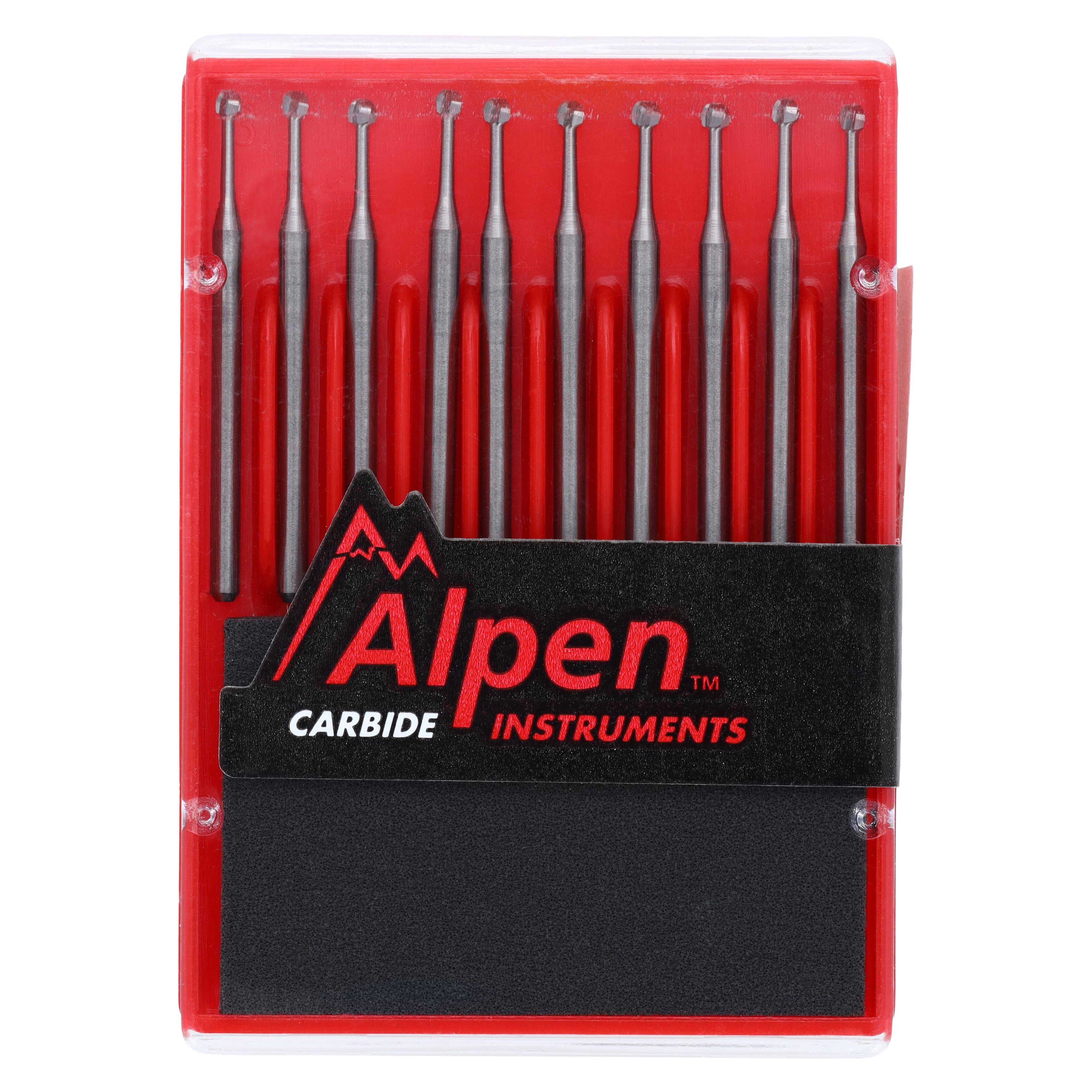 Alpen Carbide Operative & Surgical Bur, FGOS Friction Grip, Round #4, 1.4 mm, 10/Pk, R500004 thumbnail 4