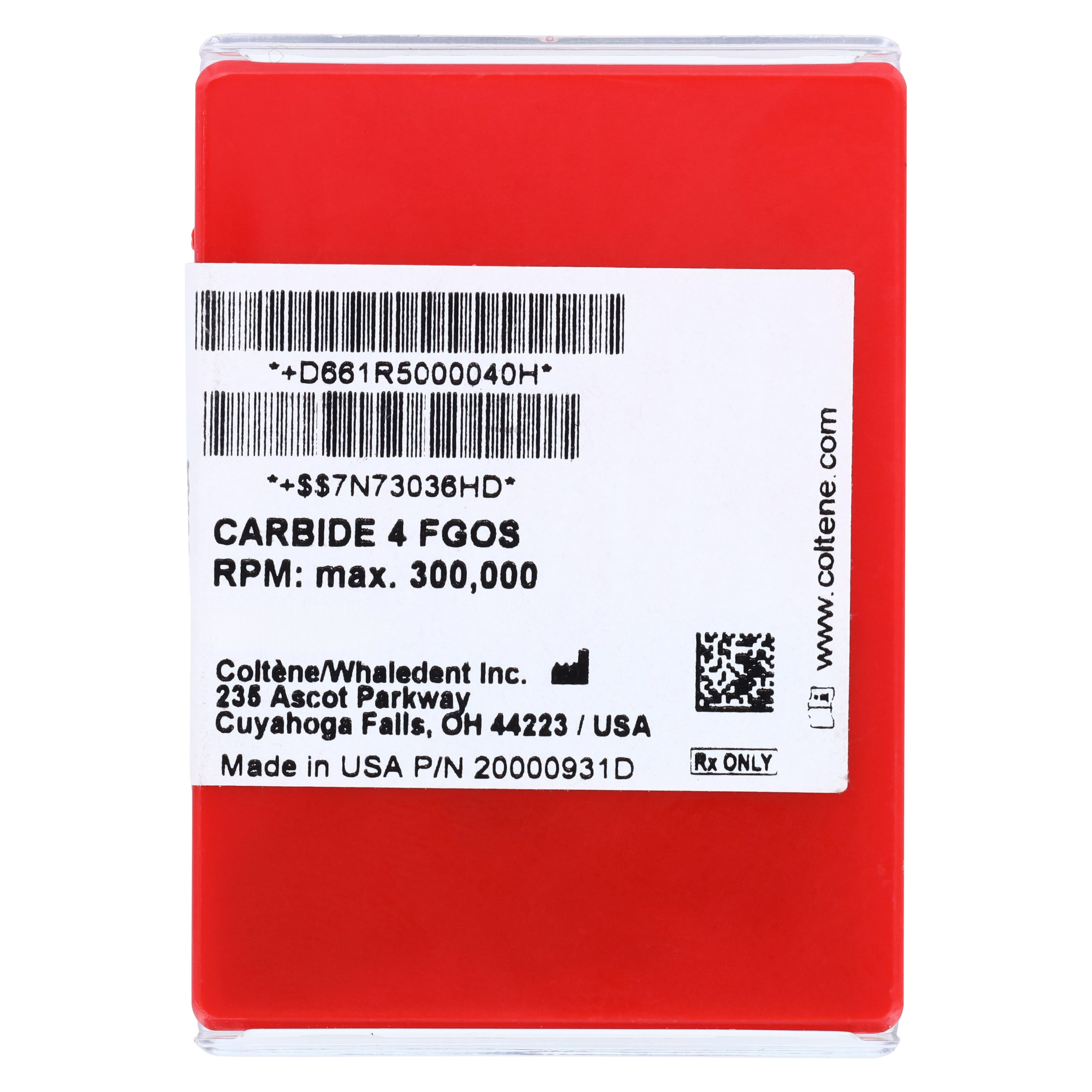 Alpen Carbide Operative & Surgical Bur, FGOS Friction Grip, Round #4, 1.4 mm, 10/Pk, R500004 thumbnail 5