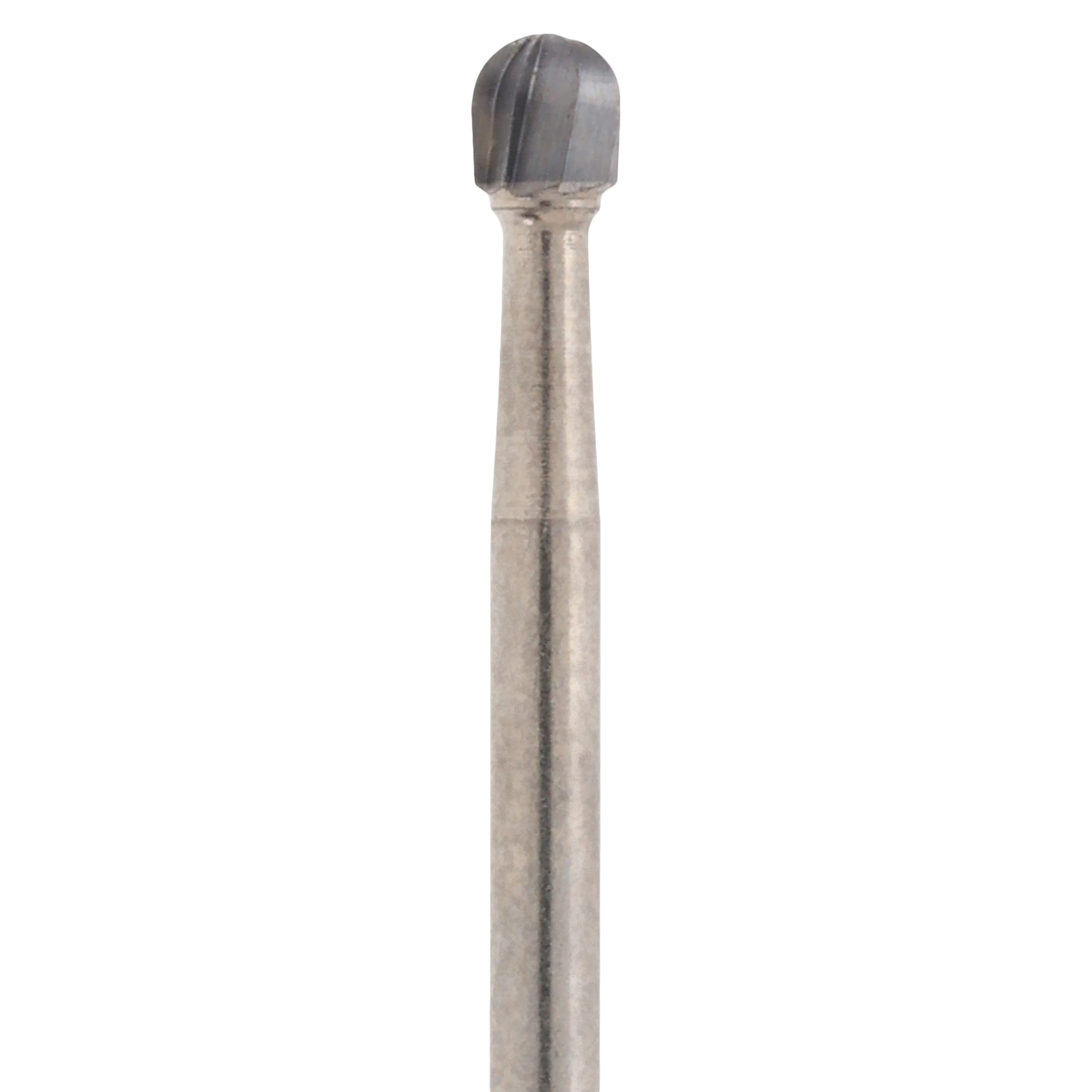 Alpen® Carbide Surgical Bur, Round #8, FGOS Friction Grip Extra-Long Shank, 2.3 mm Head, 10/Pk, R500008 thumbnail 2