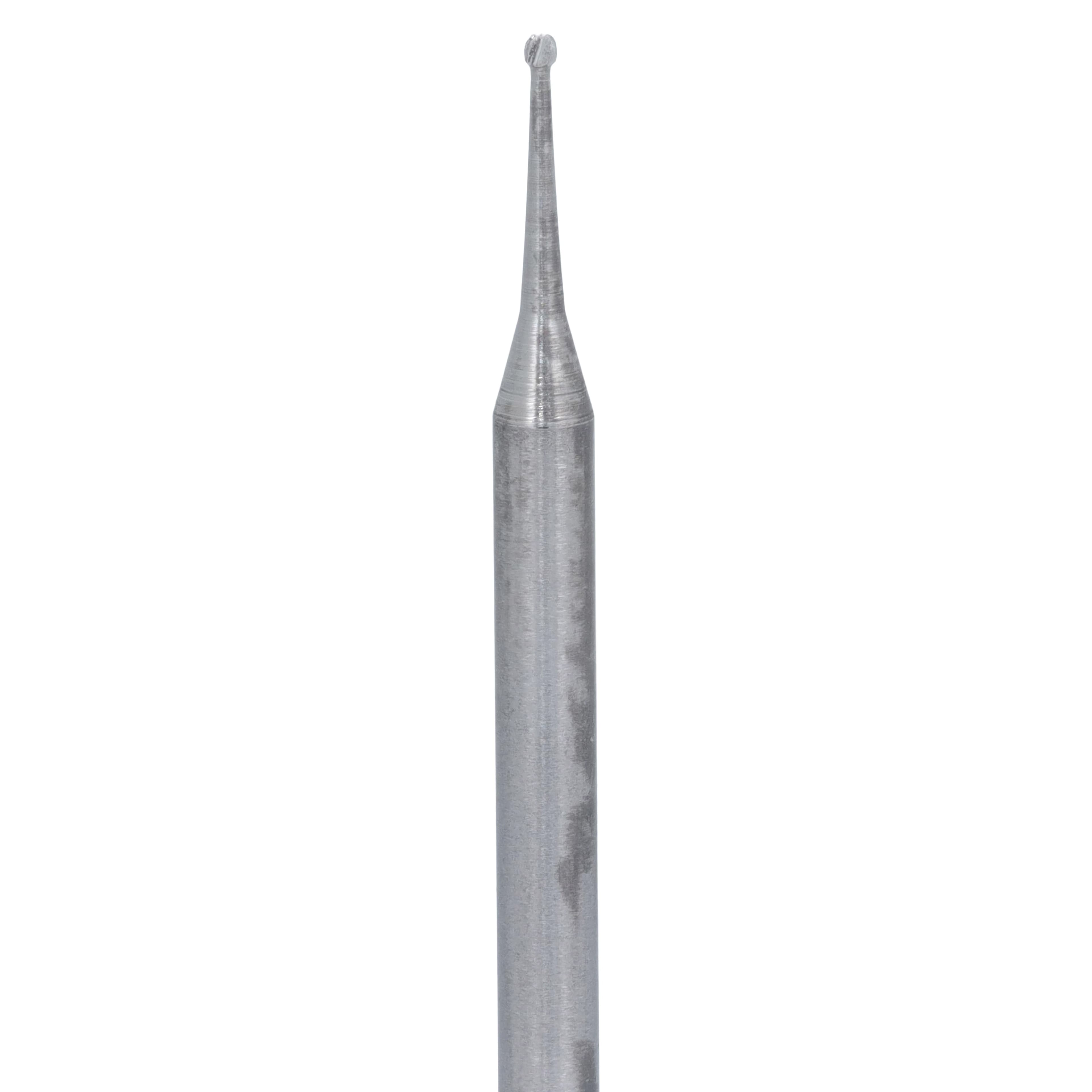 Alpen Surgical Carbide Bur, FG, Round, #1/4, 0.5 mm Head Diameter, Surgical Length, 10/Pk, R5001/4 thumbnail 2