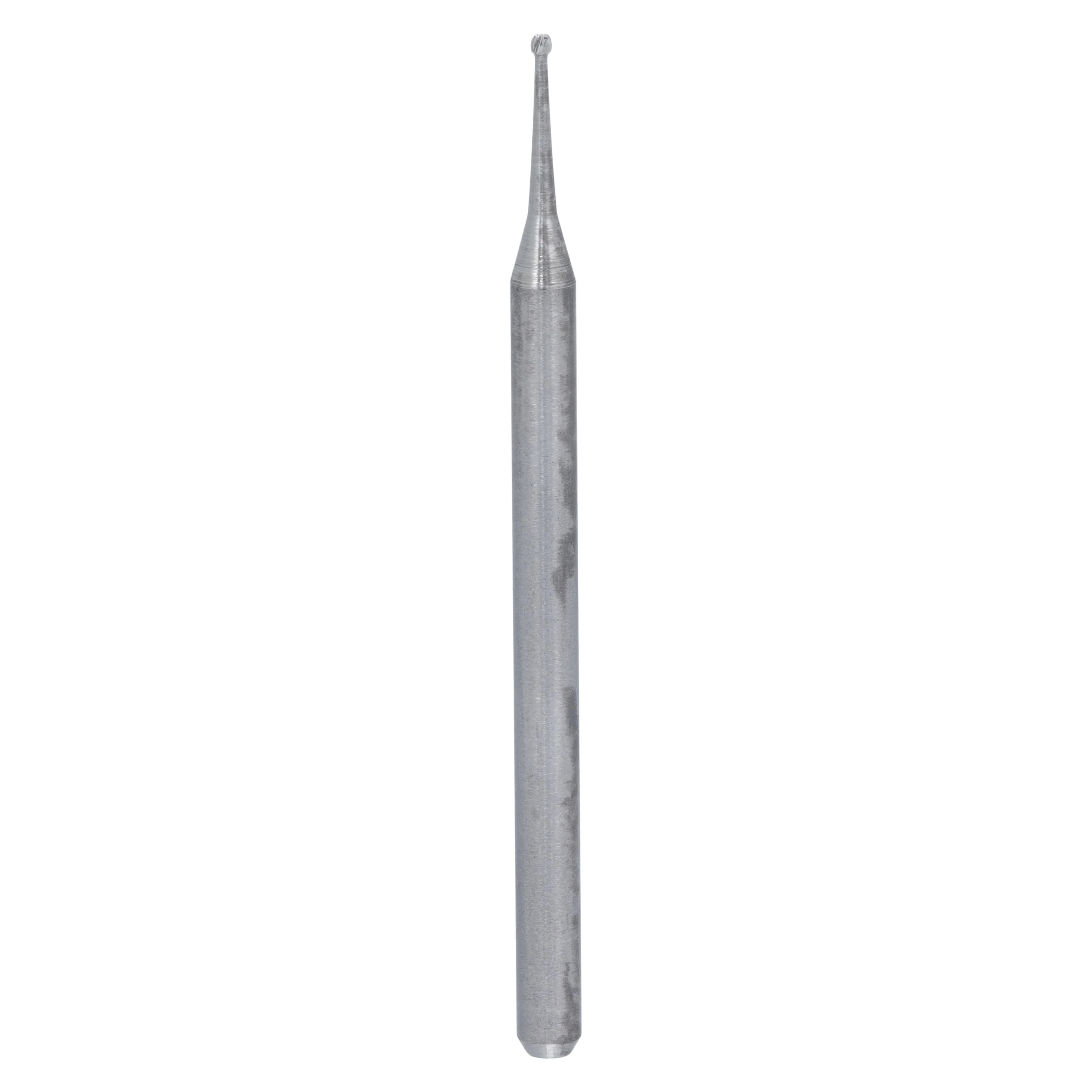 Alpen Surgical Carbide Bur, FG, Round, #1/4, 0.5 mm Head Diameter, Surgical Length, 10/Pk, R5001/4 - Alpen Surgical Carbide Burs, FG, Round, # 1/4, 0.5 mm, 10/Pk, R5001/4 - Image 1