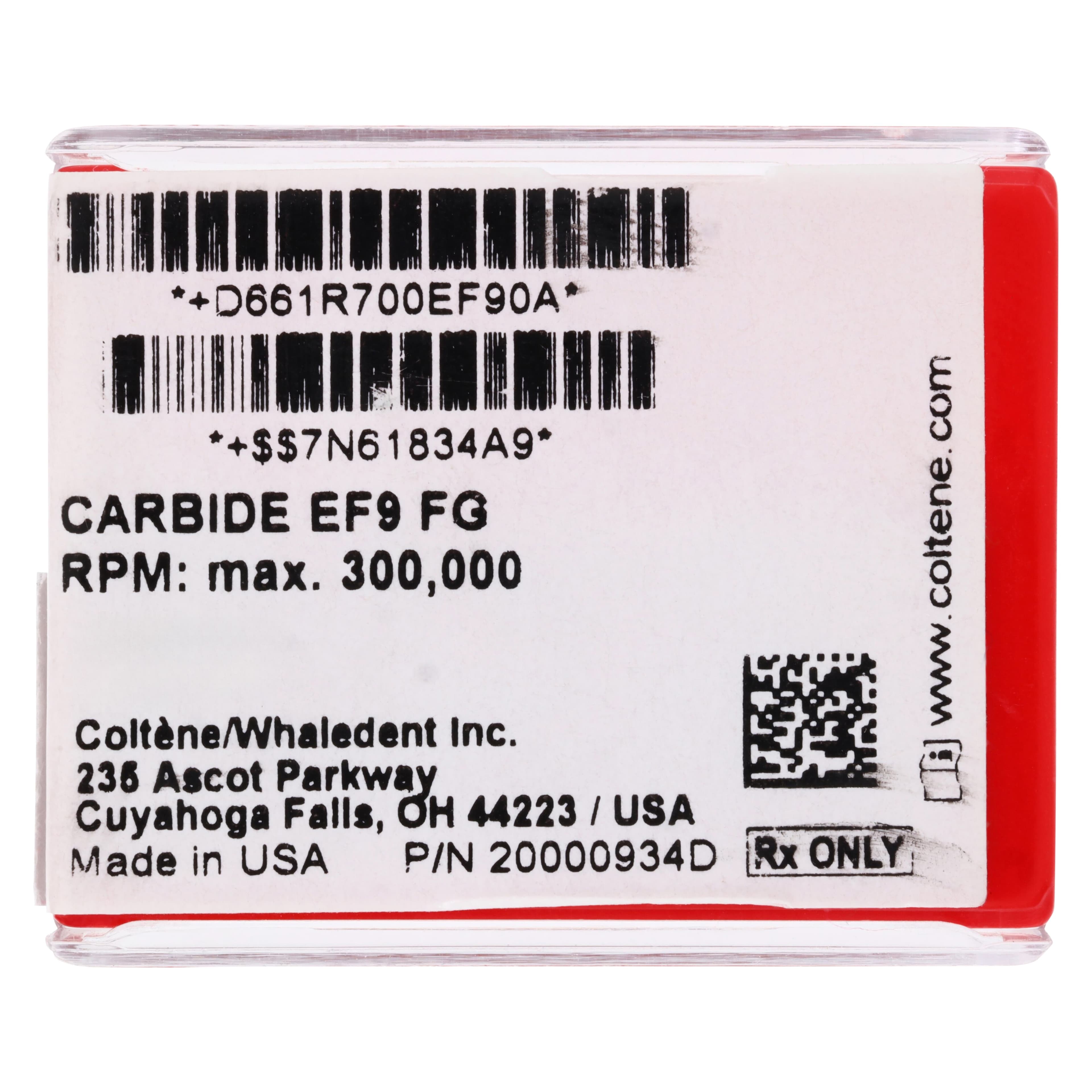 Alpen Carbide Trimming & Finishing Bur, 12-Blade, FG, #EF9, 1.4 mm, 5/Pk, R700EF9 thumbnail 6