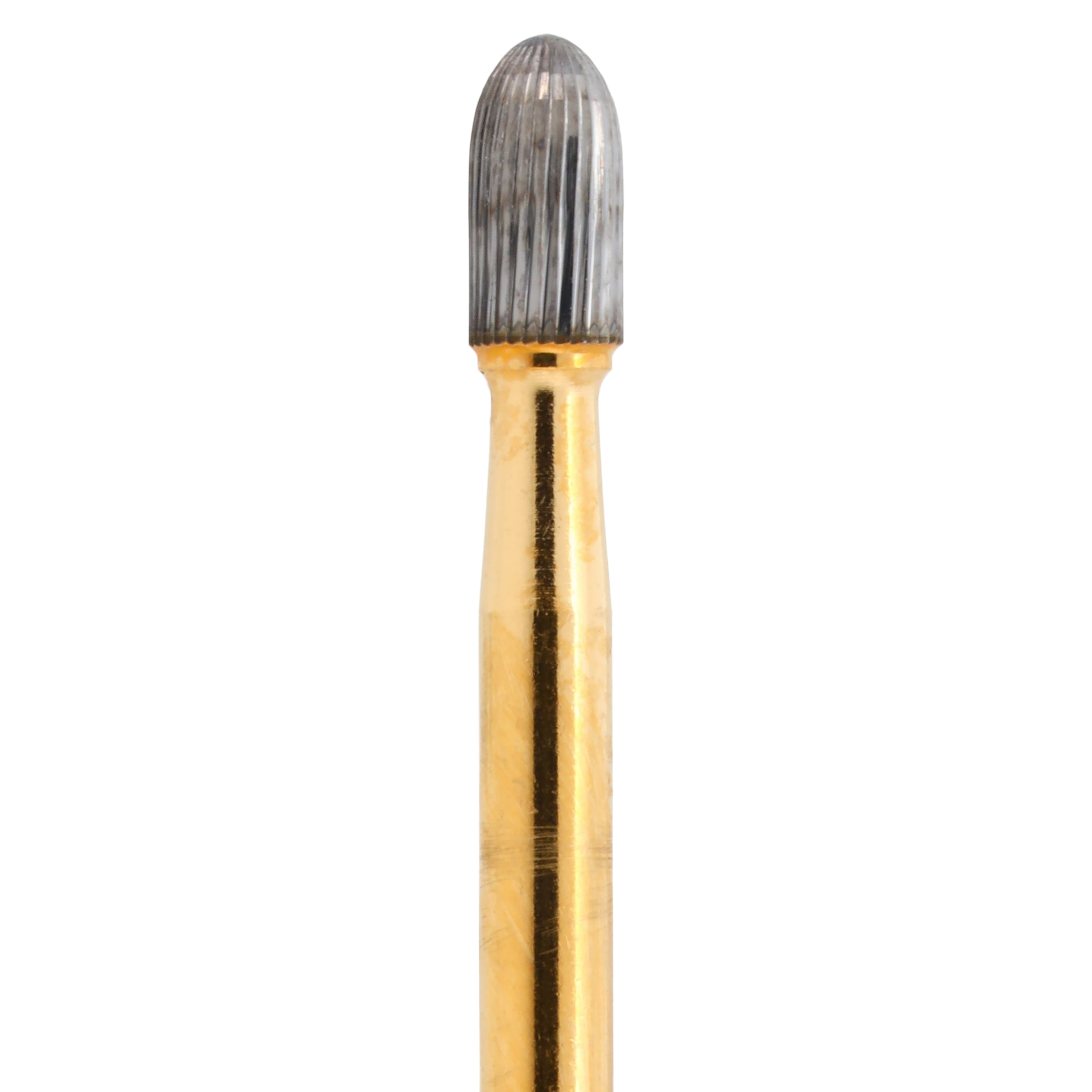 Alpen Carbide Trimming & Finishing Bur, Egg Shape, 30-Blade, Friction Grip, #9406, 1.8 mm Diameter, 5/Pack thumbnail 2