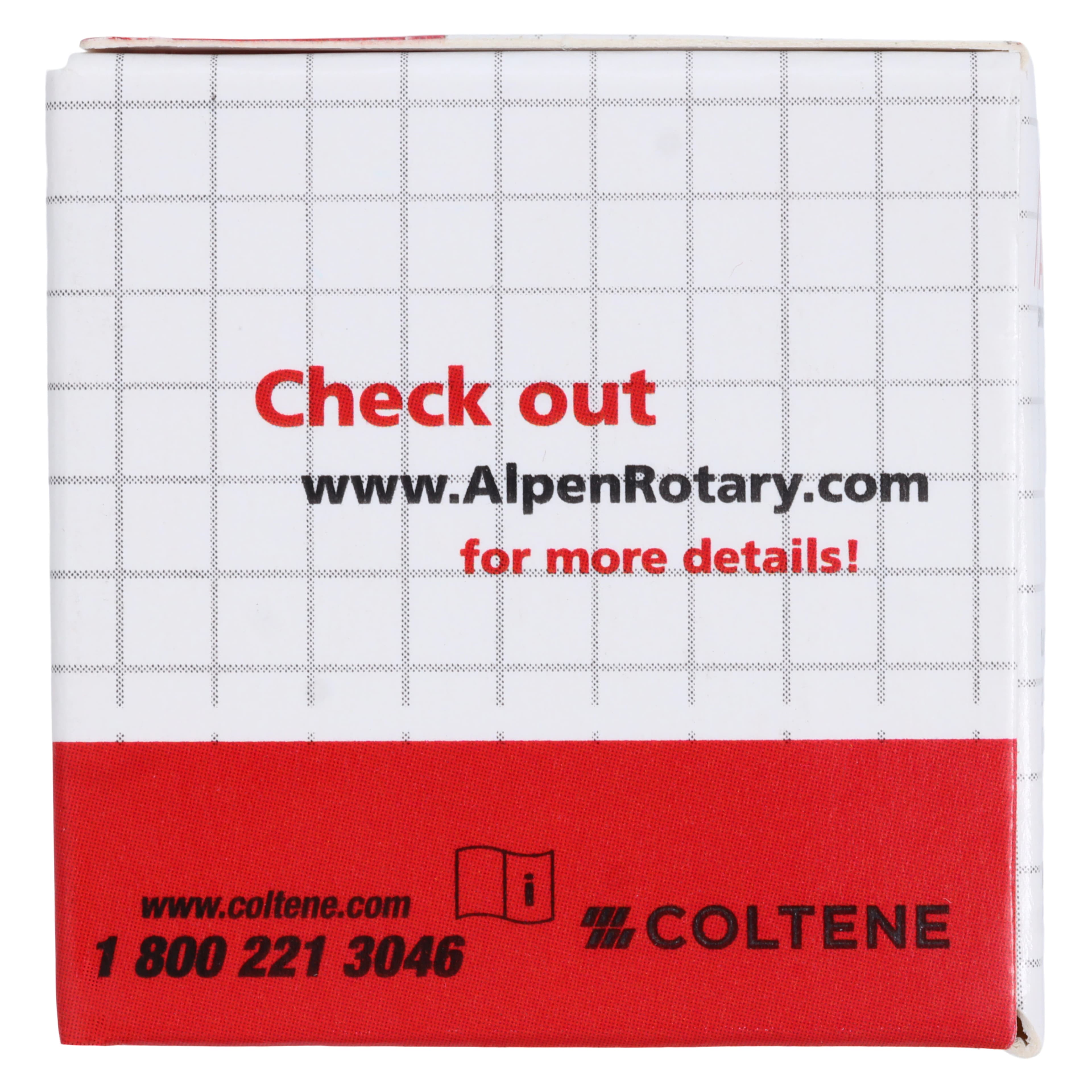 Alpen x1 Single-Use Diamond Bur, FG #368 Football, 2.3mm, Fine, Red, 25/Pkg, X368F023 thumbnail 5