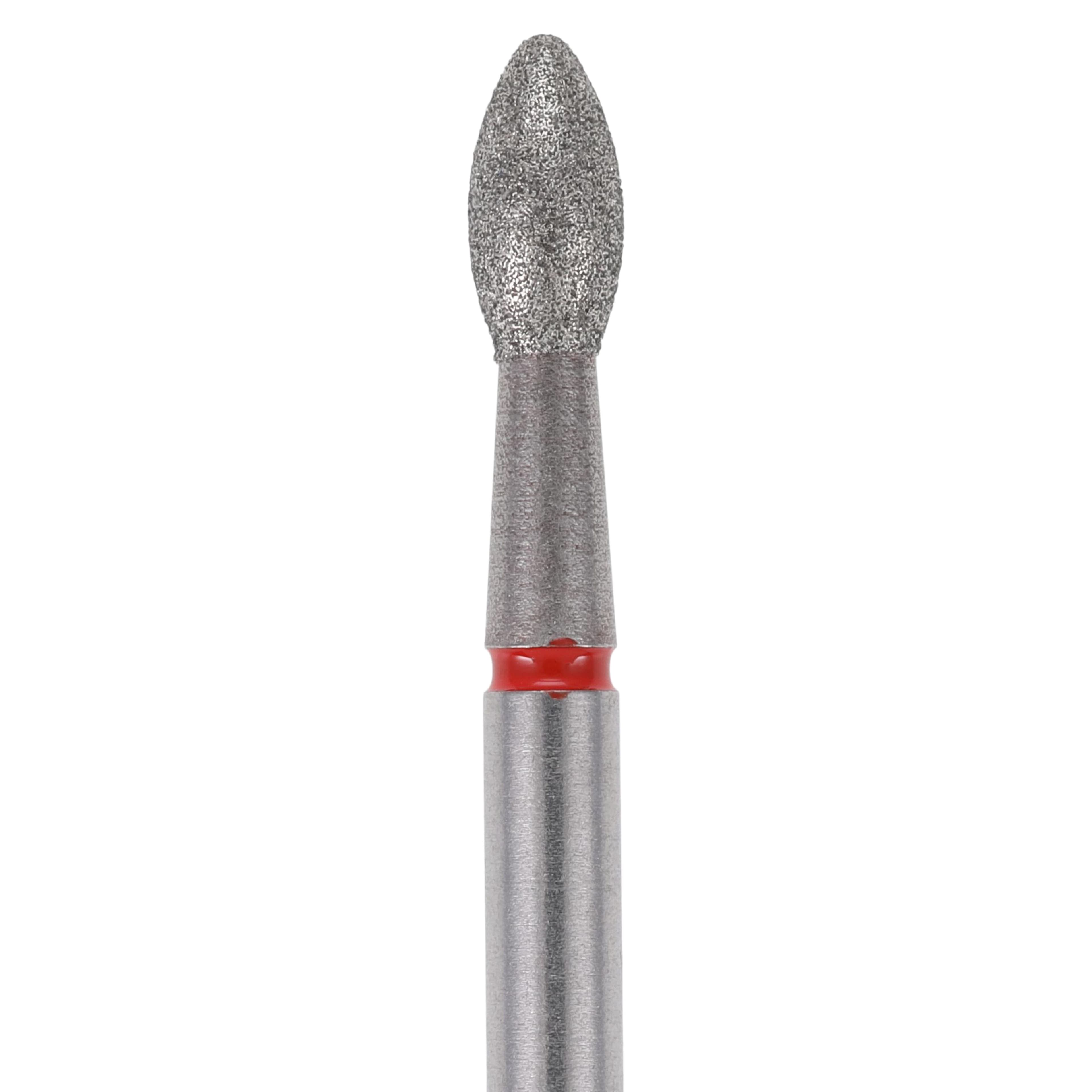 Alpen X1 Diamond Single-Use Bur, FG, Egg, #379, 1.8 mm, Fine, Red, 25/Pk, X379F018 thumbnail 2