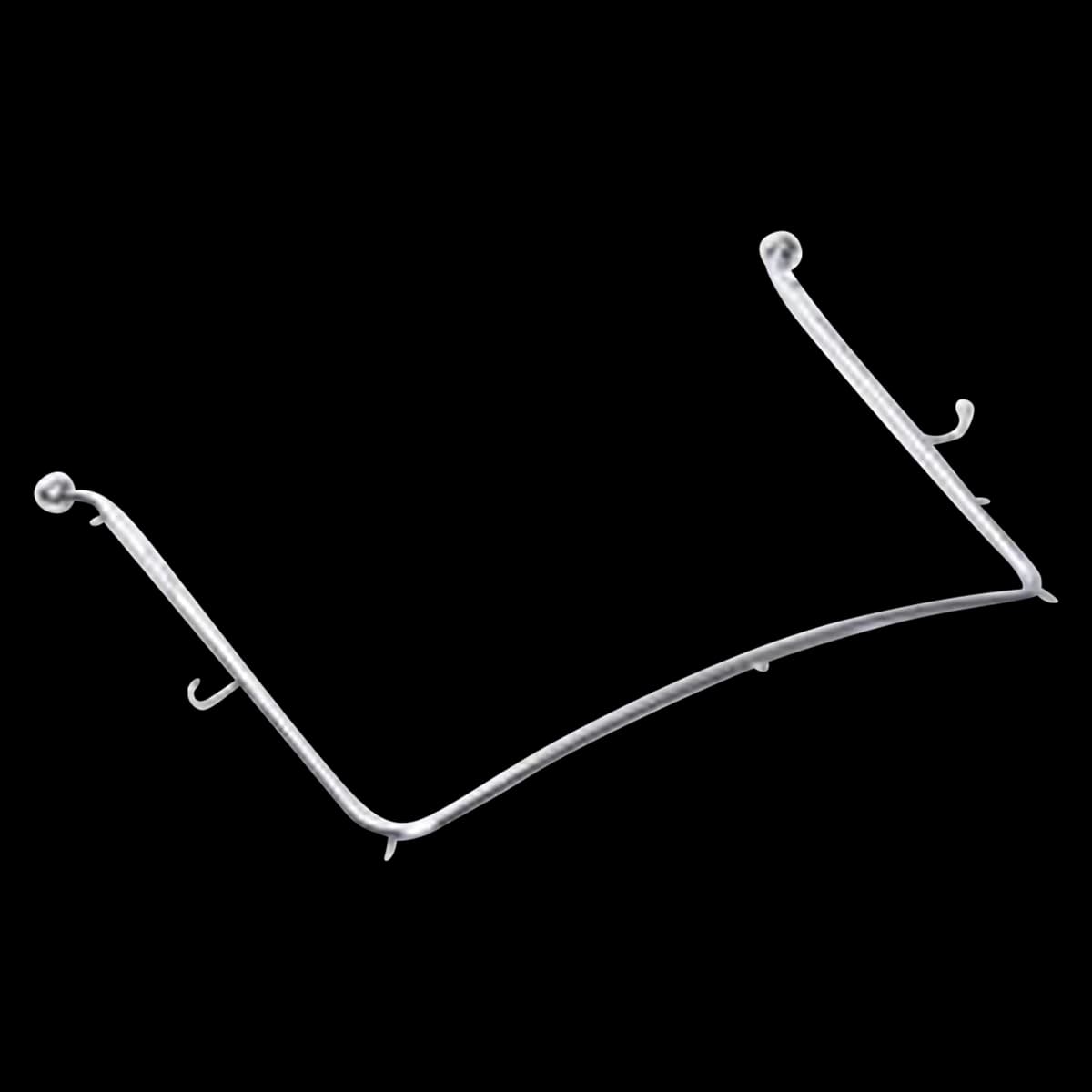 Hygenic Rubber Dam Frame, Metal, 6" (152 mm), Autoclavable, H07083 - Dental Dam Metal Frame 6" - Image 1