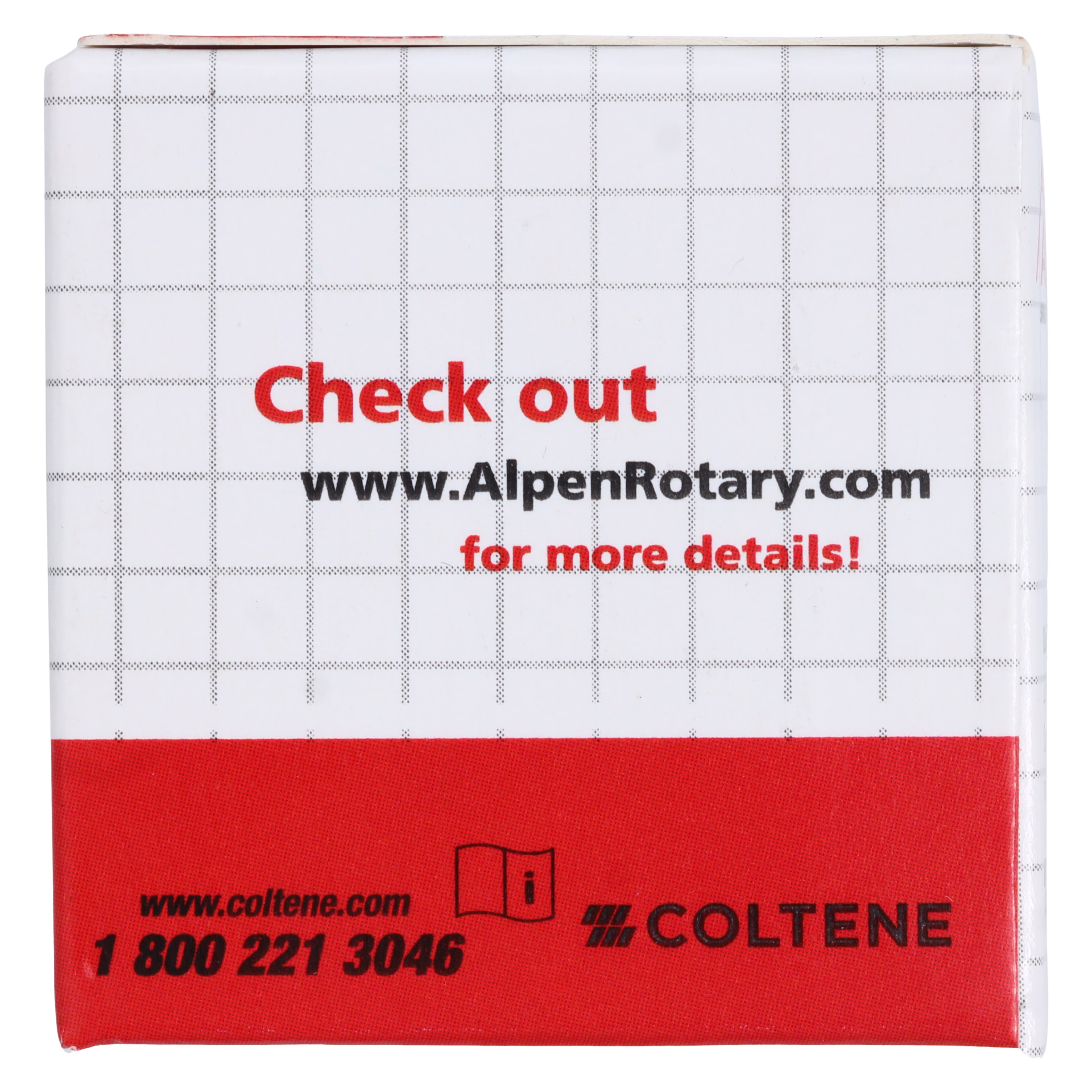 Alpen x1 Single-Use Diamond Bur, FG, #392-016F, Interproximal, Fine, Red, 1.6 mm, 25/Pk, X392F016 thumbnail 6