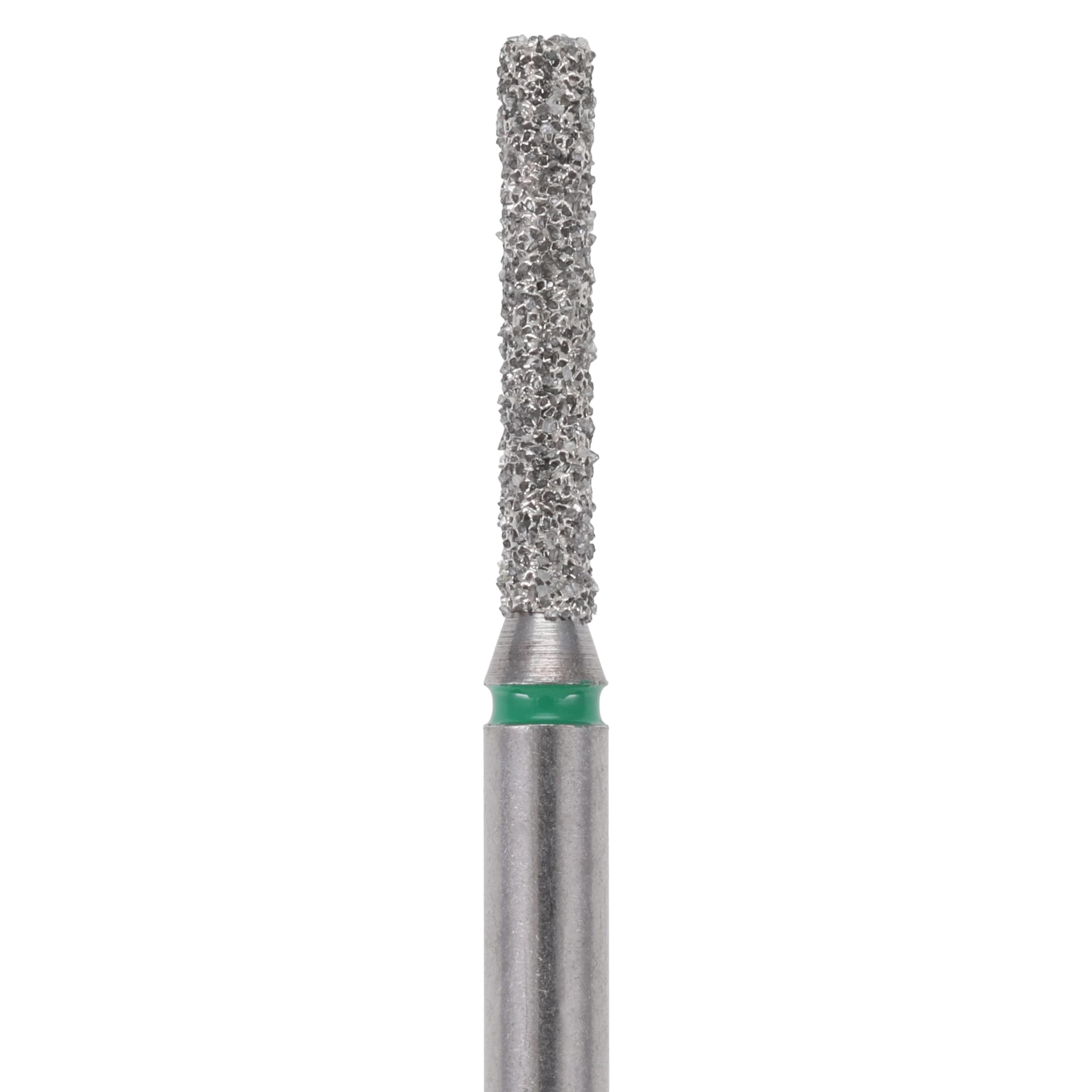 Alpen X1 Diamond Single-Use Bur, FG, #837-012C, Cylinder Flat End, Coarse, Green, 1.2 mm, 25/Pk, X837C012 thumbnail 2