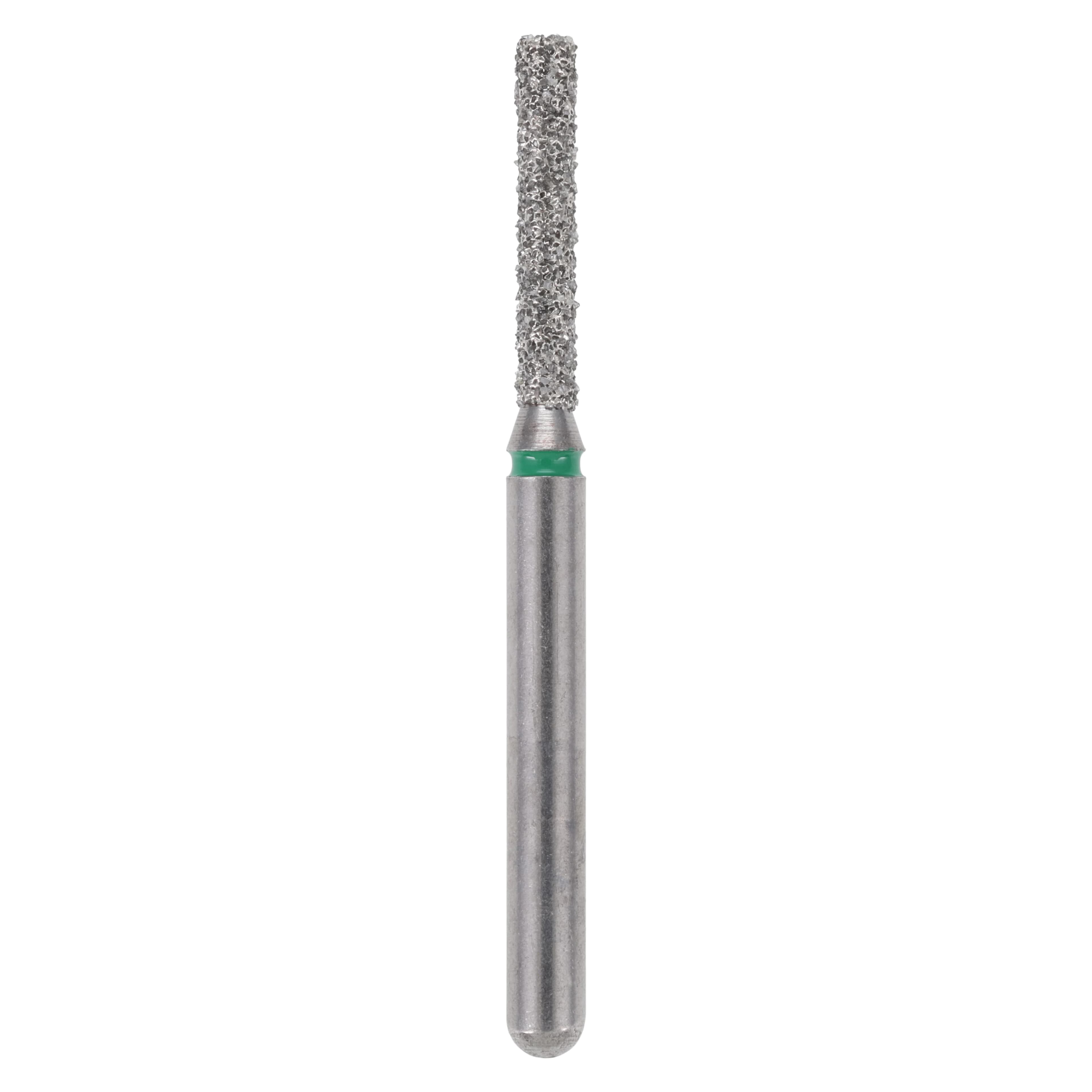 Alpen X1 Diamond Single-Use Bur, FG, #837-012C, Cylinder Flat End, Coarse, Green, 1.2 mm, 25/Pk, X837C012 - Alpen X1, Diamond Single Use Burs, FG, # 837-012C, Cylinder Flat End, Coarse, Green, 25/Pk, X837C012 - Image 1