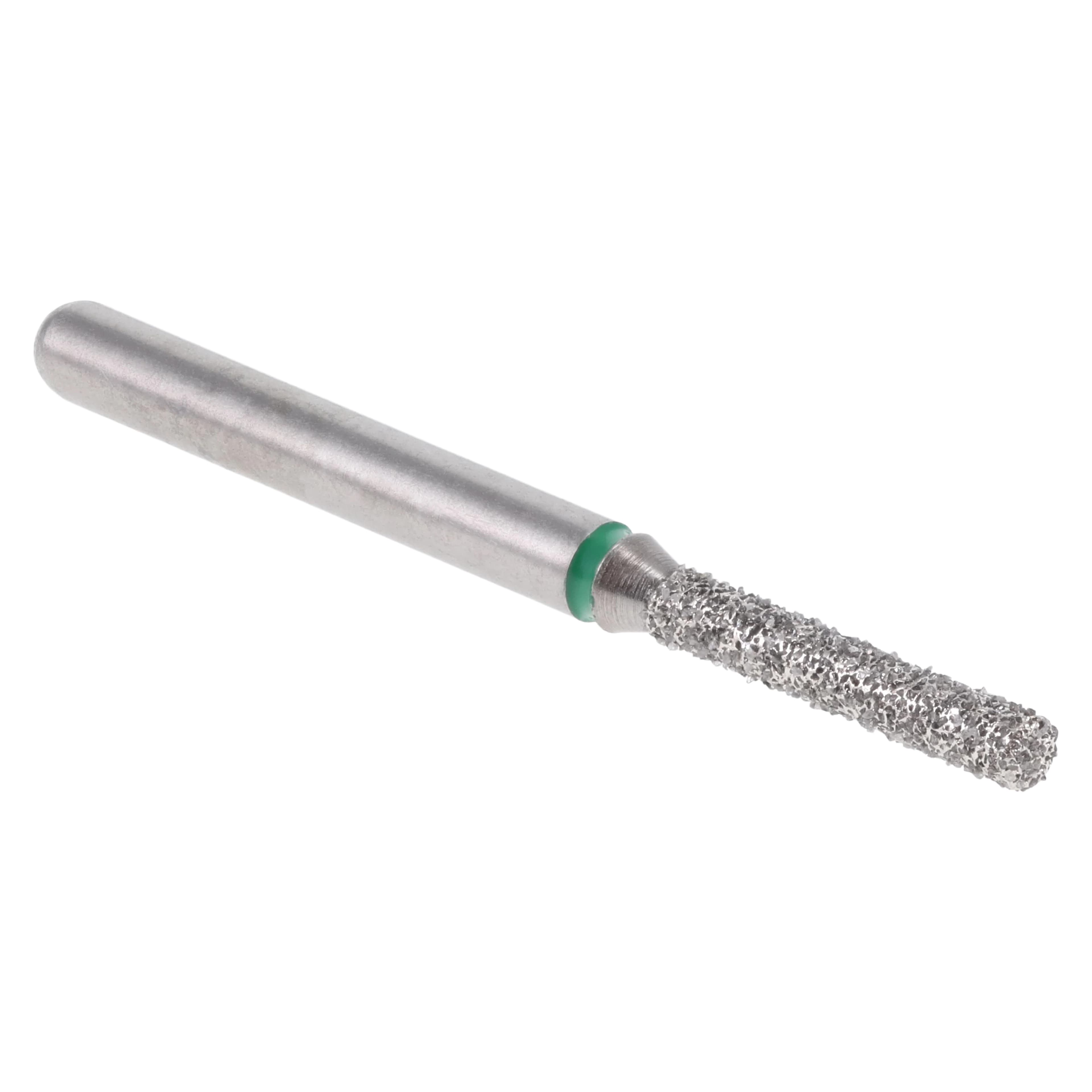 Alpen X1 Diamond Single-Use Bur, FG, #837-012C, Cylinder Flat End, Coarse, Green, 1.2 mm, 25/Pk, X837C012 thumbnail 3