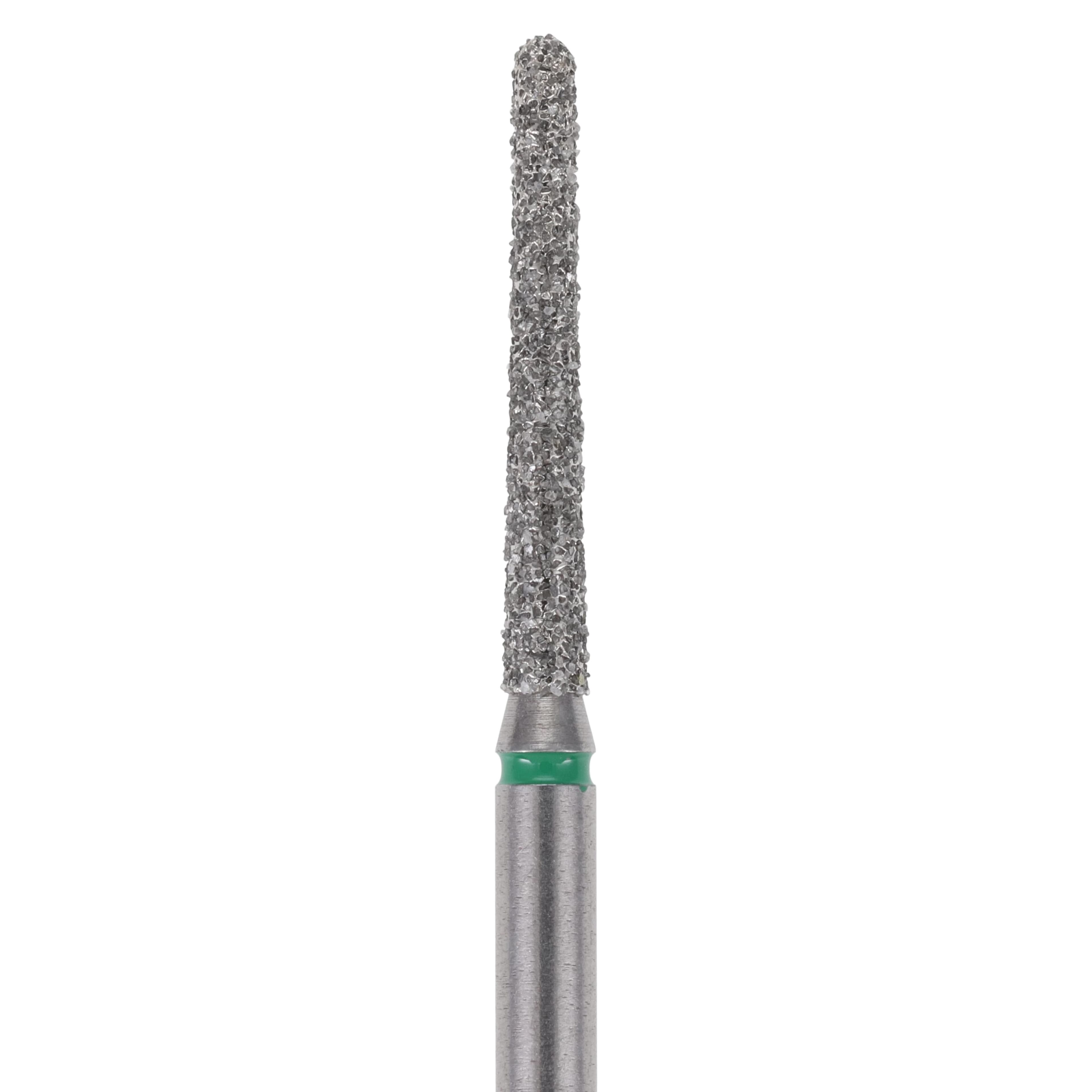 Alpen X1 Single-Use Diamond Bur, FG, Tapered Round End, #850-014C, Coarse, Green, 1.4 mm, 25/Pk, X850C014 thumbnail 2