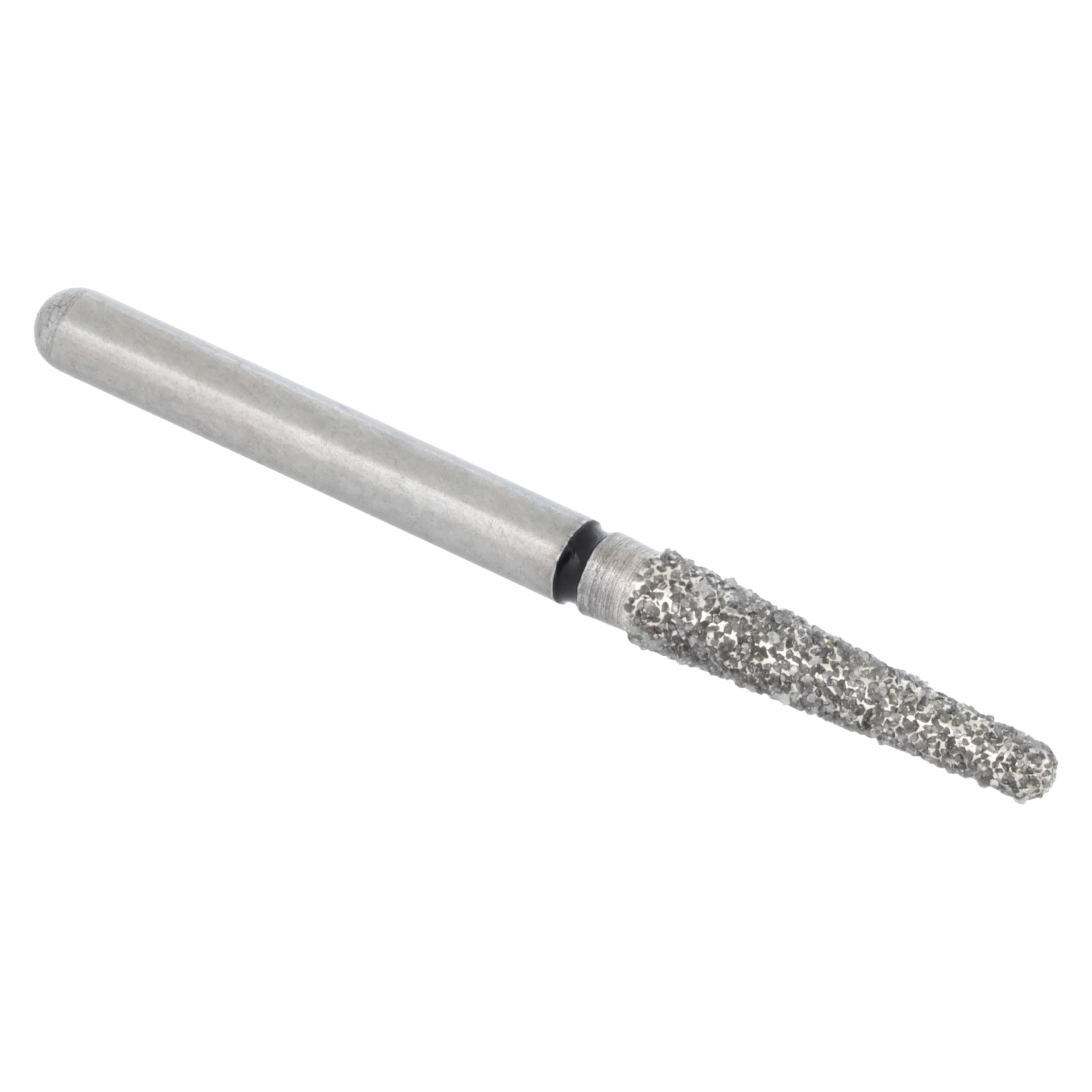 Alpen x1 Single-Use Diamond Bur, FG, #856-018SC, Round End Taper, Super Coarse, Black, 1.8 mm, 25/Pk, X856SC018 thumbnail 3