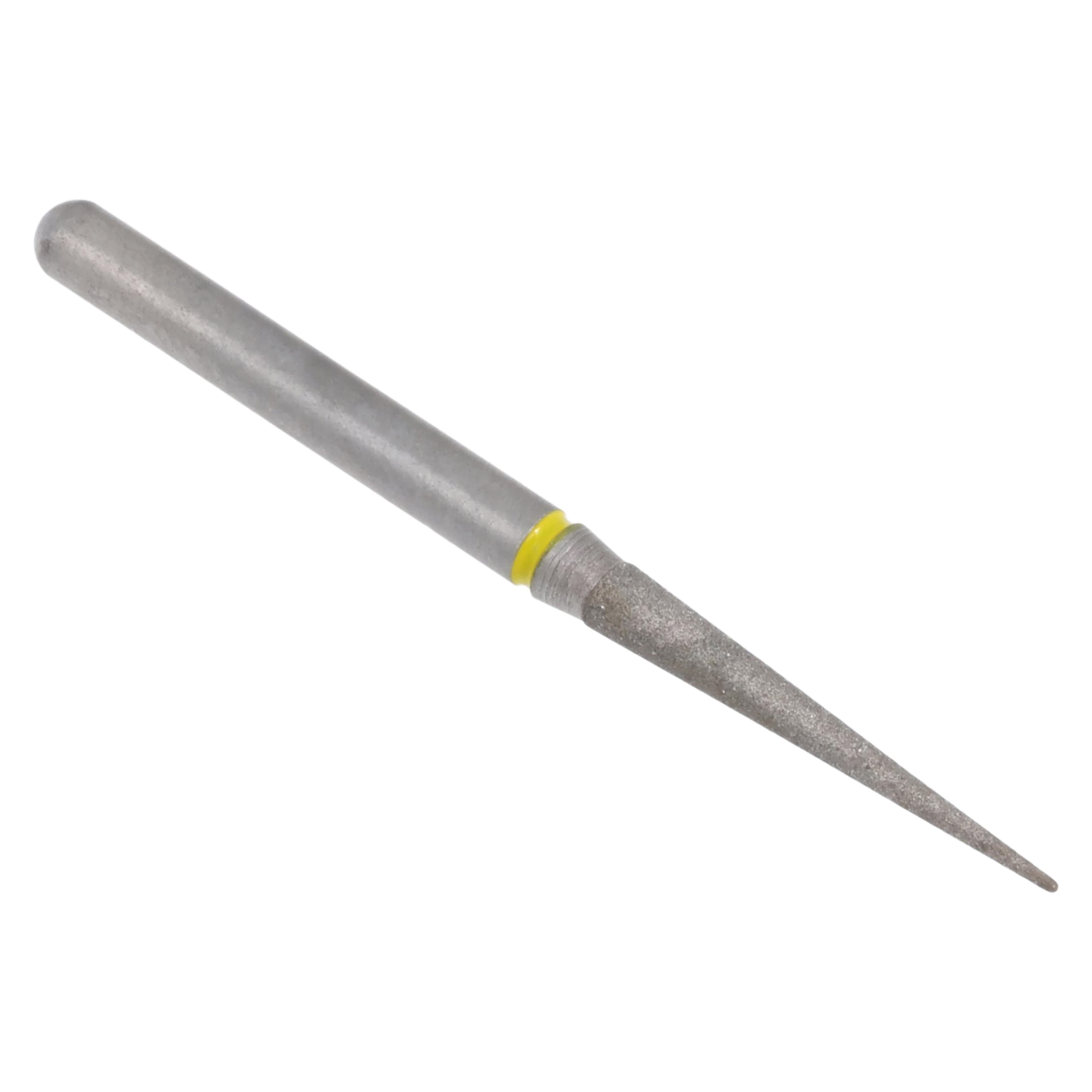 Alpen X1 Diamond Single-Use Bur, FG, #859-014EF, Cone Pointed End, Extra-Fine, Yellow, 1.4 mm, 25/Pk, X859EF014 thumbnail 3