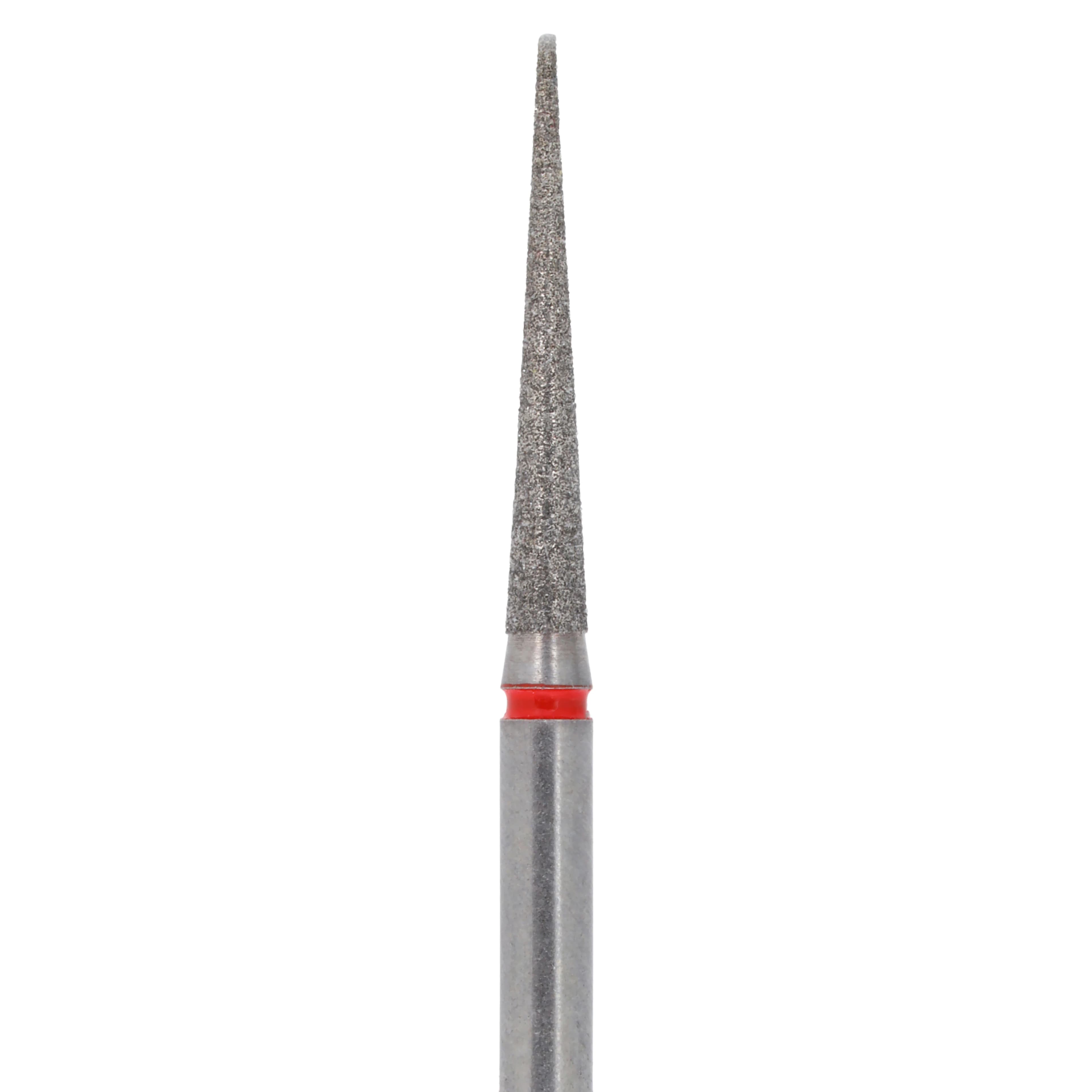Alpen X1 Single-Use Diamond Bur, FG, #859-014F, Pointed Cone, Fine, Red, 1.4 mm, 25/Pk, X859F014 thumbnail 2