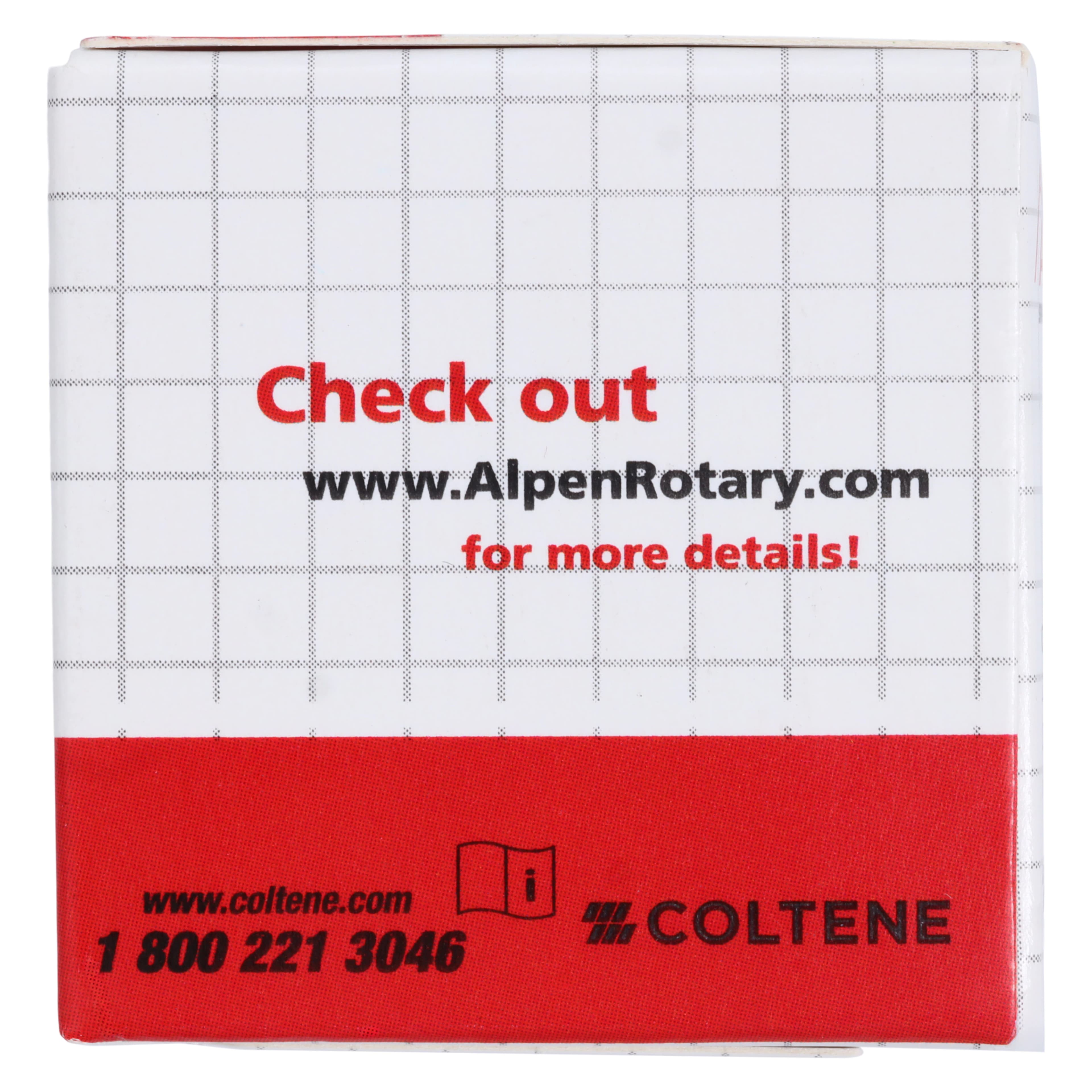 Alpen X1 Single-Use Diamond Bur, FG, #859-014F, Pointed Cone, Fine, Red, 1.4 mm, 25/Pk, X859F014 thumbnail 5