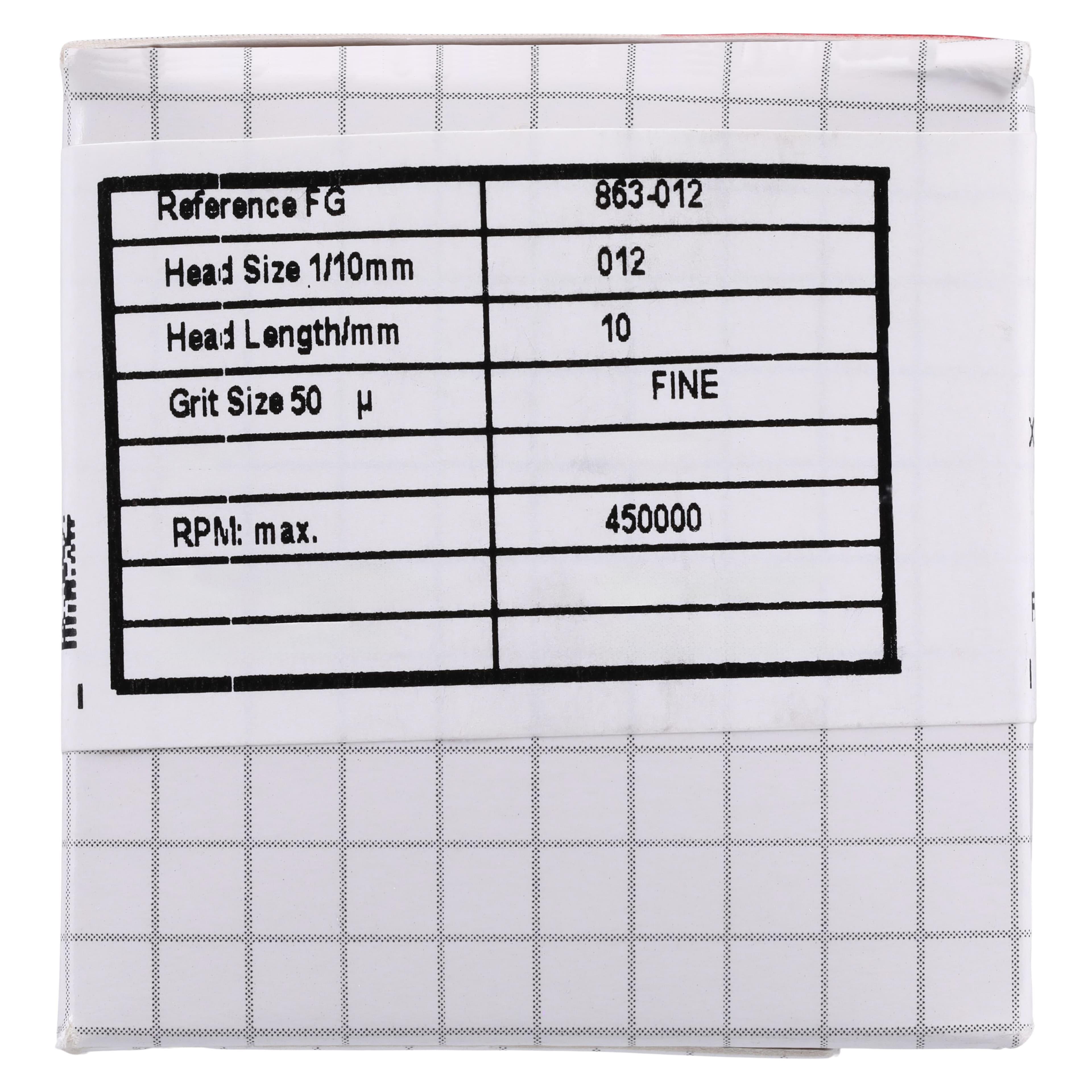Alpen x1 Single-Use Diamond Bur, Flame, Fine, FG, #863-012, 25/Pk, X863F012 thumbnail 6