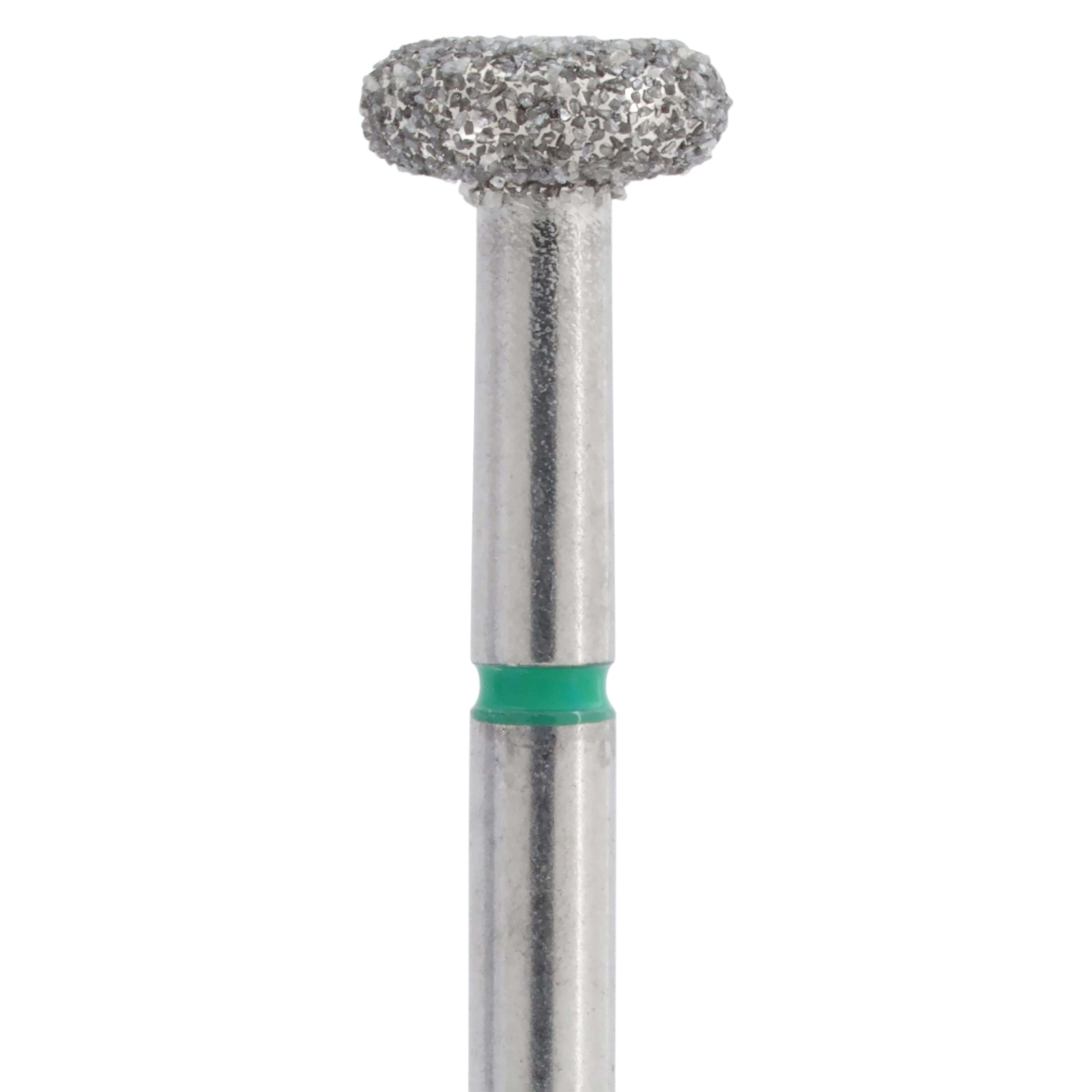 Alpen x1 Single Use Diamond Bur, FG, Round Wheel #909-035C, Coarse, Green, 3.5 mm, 25/Pk thumbnail 2