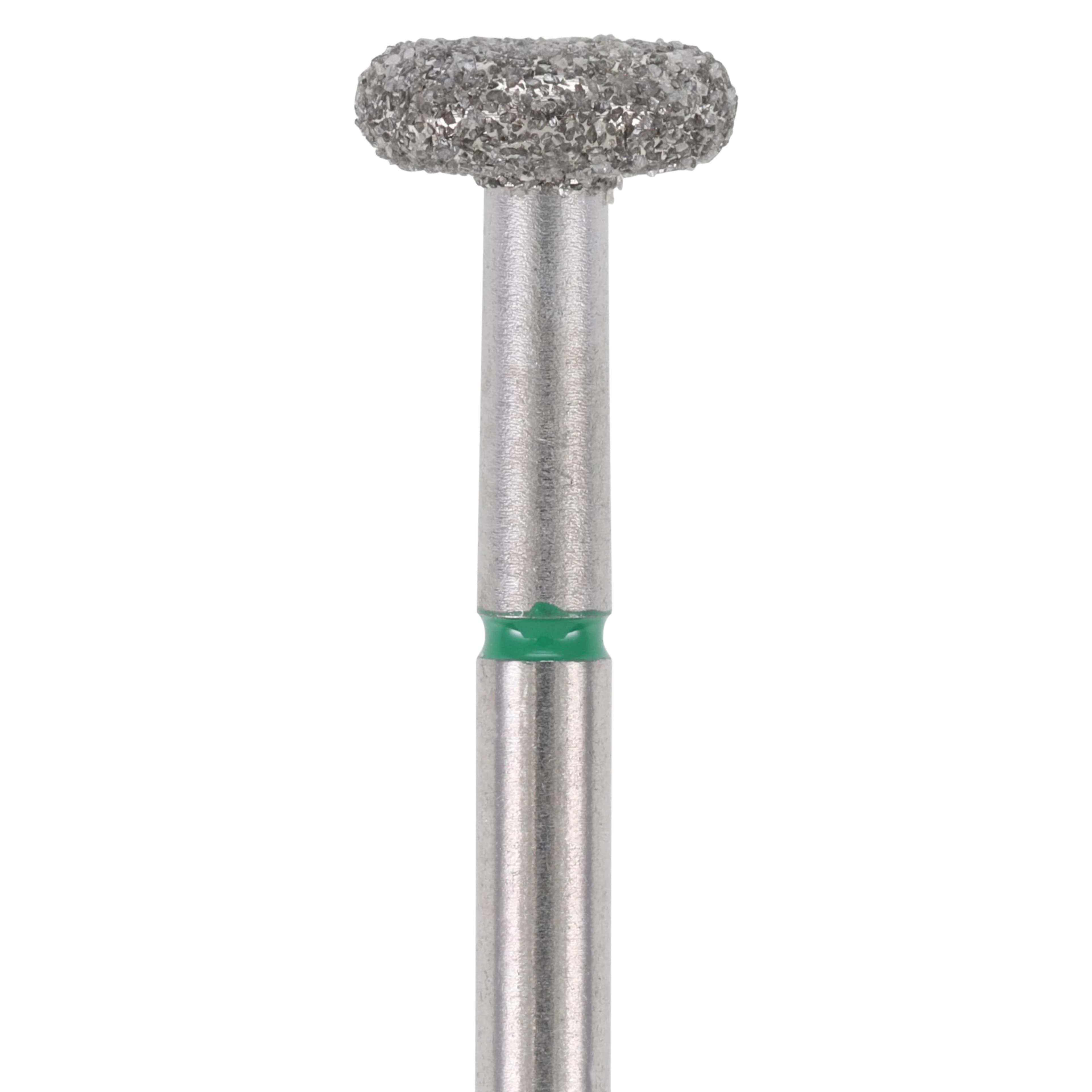 Alpen x1 Single-Use Diamond Bur, FG, #909-042C, Round Wheel, Coarse, Green, 4.2 mm, 25/Pk, X909C042 thumbnail 2