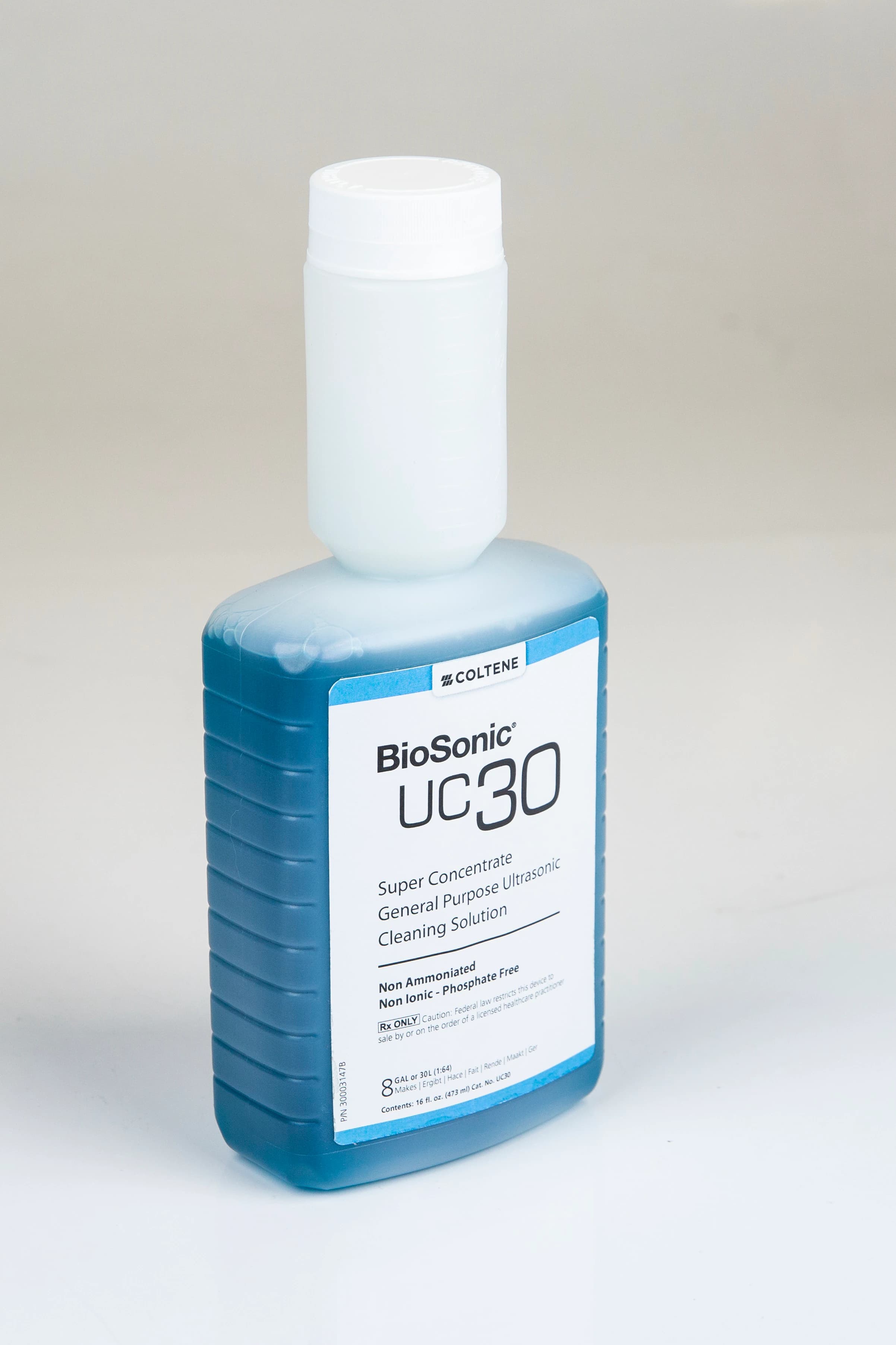 BioSonic UC30 General Purpose Super Concentrate Ultrasonic Cleaning Solution, 16 oz MeterDose Bottle, Makes 8 Gallons, UC-30 thumbnail 2
