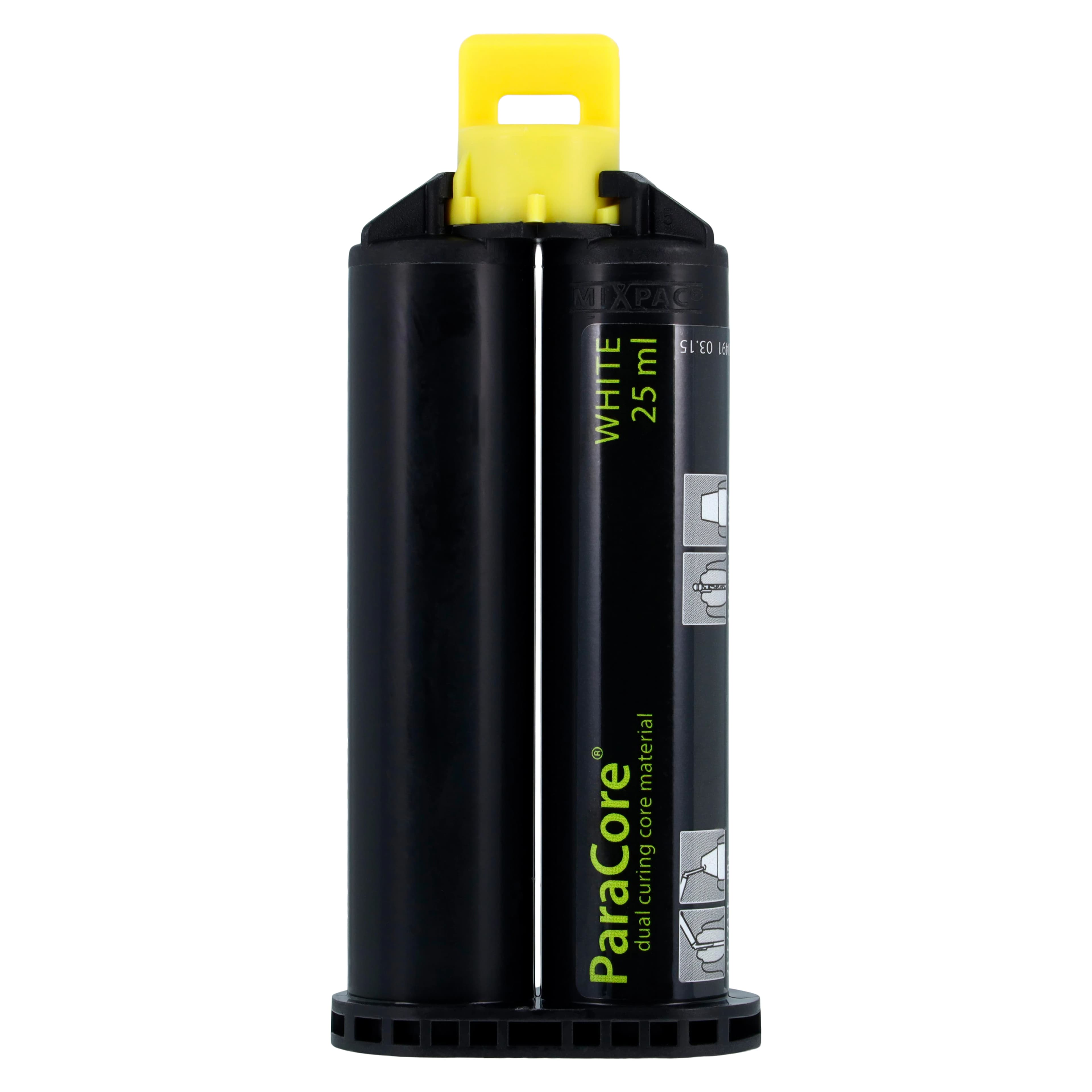 ParaCore Automix White Core Build-Up Composite Refill, 25 ml Cartridge, C5854 - Paracore White Automix Refill - Image 1