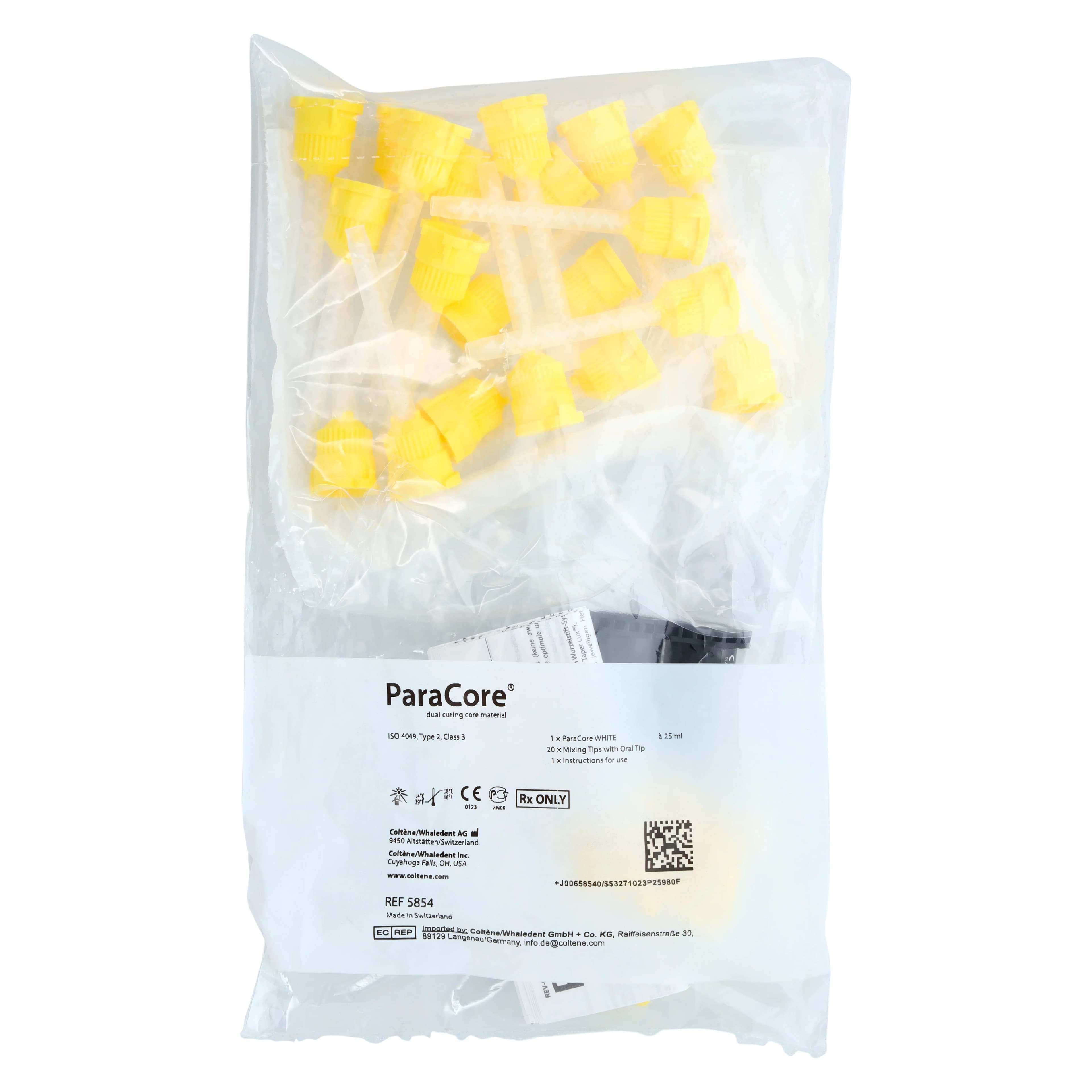 ParaCore Automix White Core Build-Up Composite Refill, 25 ml Cartridge, C5854 thumbnail 6