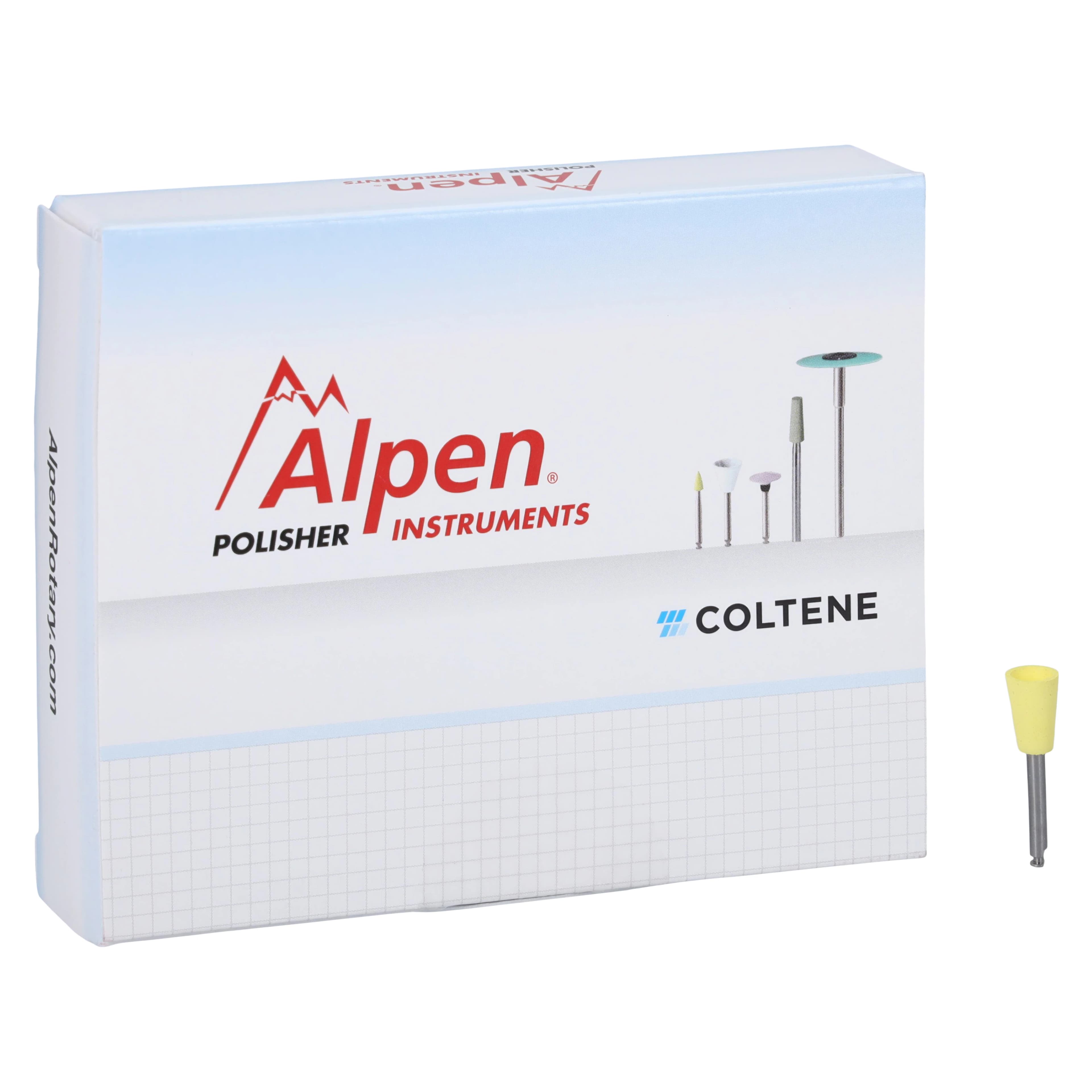 Alpen Composite Polisher, Shaping and Smoothing, RA, Cup, 6 mm, Fine, Yellow, 5/Pk, RP230063RA thumbnail 2