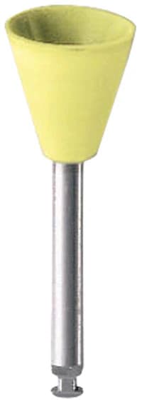 Alpen Composite Polisher, Shaping and Smoothing, RA, Cup, 6 mm, Fine, Yellow, 5/Pk, RP230063RA - Alpen Composite Polishers, Shaping and Smoothing, RA, Cup, 6 mm, Fine, Yellow, 5/Pk, RP230063RA - Image 1