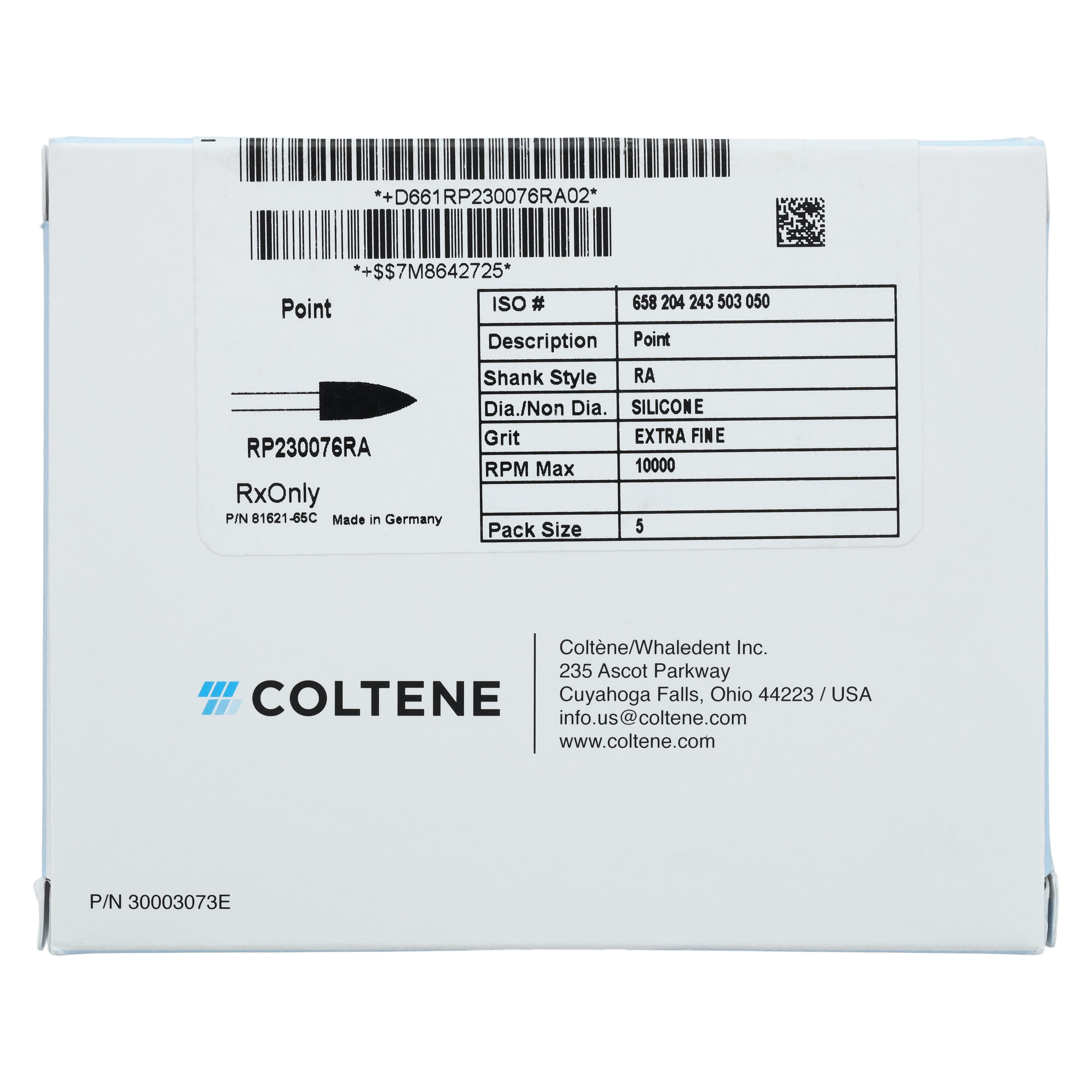 Alpen Composite Polisher, Standard Point, RA, Ultra/Extra Fine, 5/Pk, RP230076RA thumbnail 4