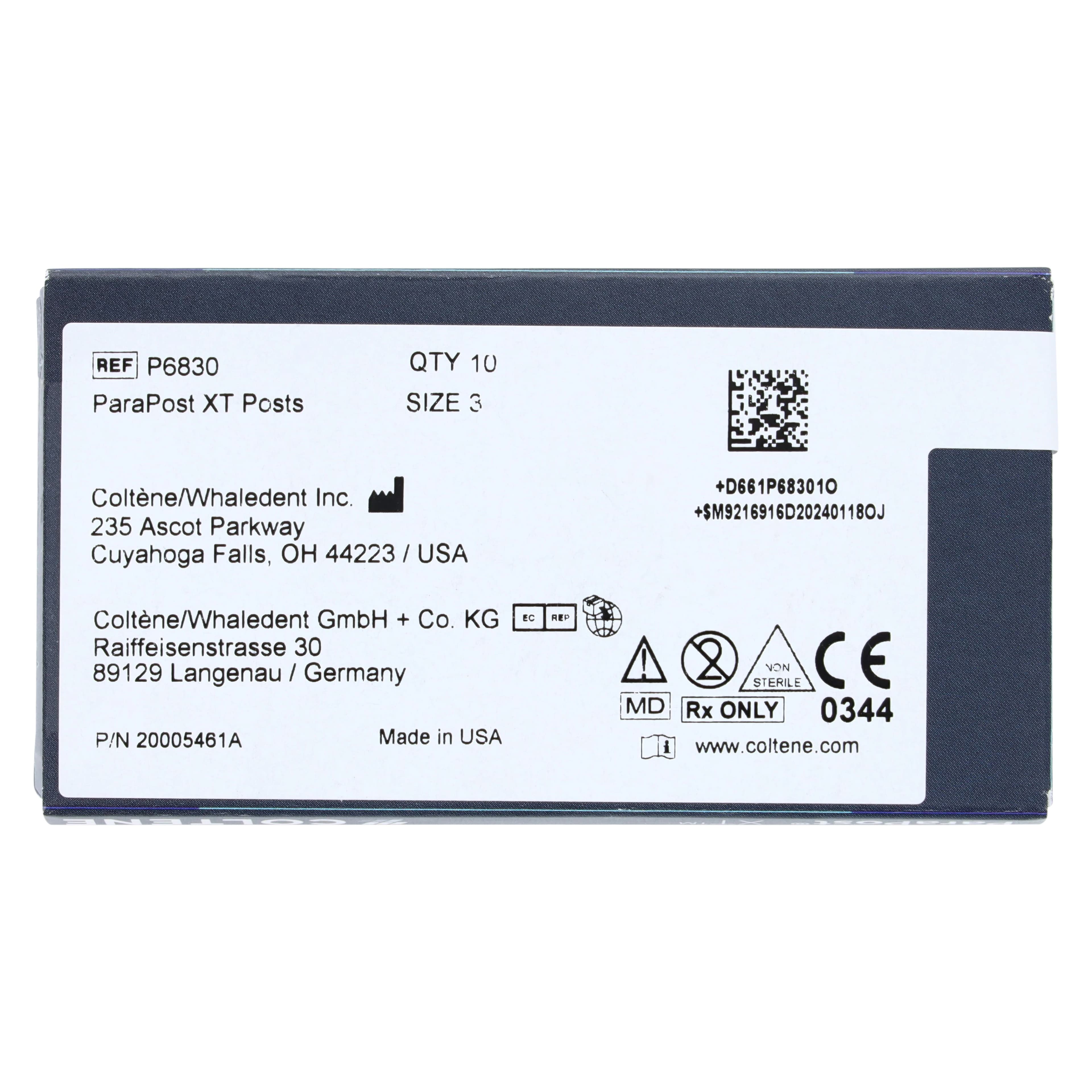 ParaPost XT Titanium Endodontic Posts, Size 3, Brown, 0.036" (0.90mm), Refill, 10/Pk, P683-0 thumbnail 2