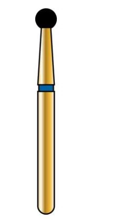 Alpen FG #801-021 Super Coarse Round Diamond Bur, Friction Grip, 5/Pk, R801SC021FG - Alpen&reg; Diamonds - Super Coarse - #801-021 - Image 1