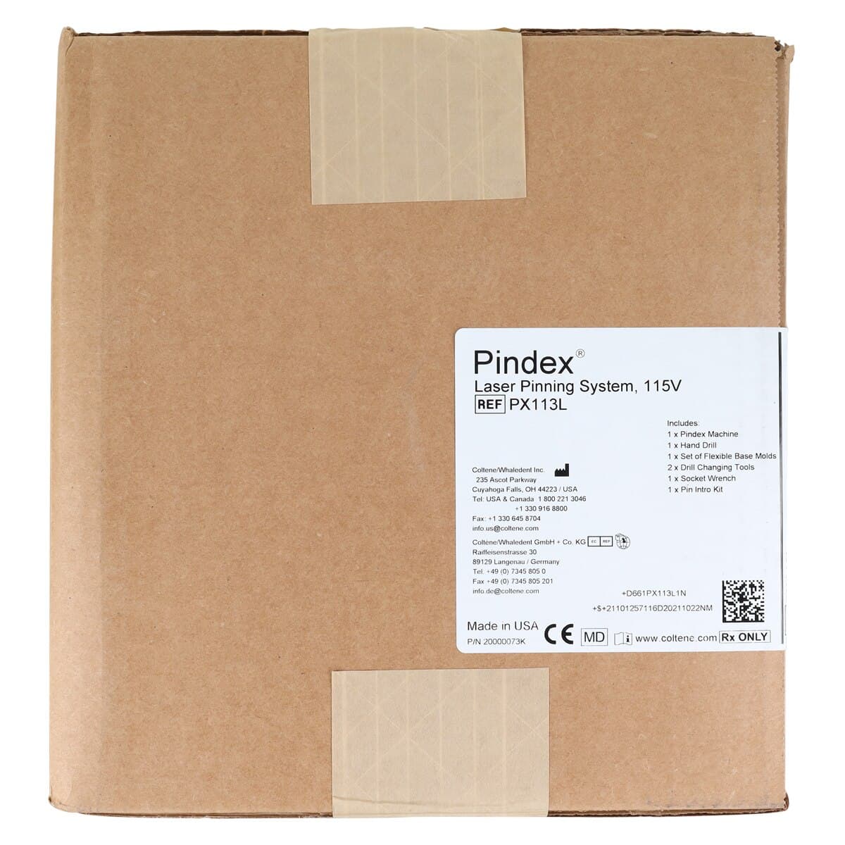 Coltene Whaledent PINDEX Laser System Mark II, 115V, 100W, PX113L, 1/Pk thumbnail 13