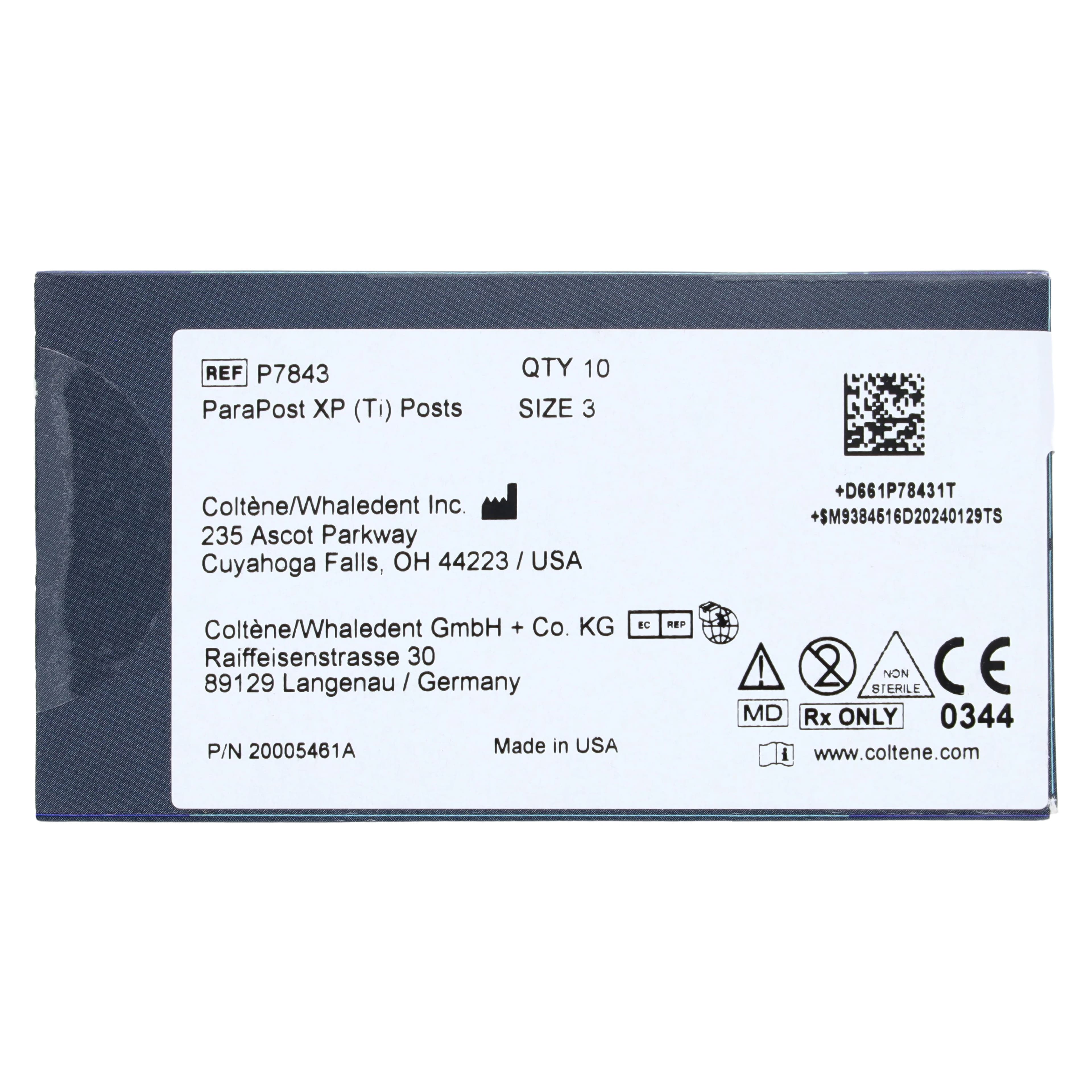 ParaPost XP Titanium Post Refill, Size 3, Brown, 0.036" (0.90mm), 10/Pkg, P-784-3 thumbnail 2
