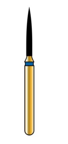 Alpen Multi-Use Diamond Bur FG #862.010, Flame Shape, Fine Grit, Red, 5/Pkg - Alpen® Multi-Use Diamonds FG # 862 Flame 1mm Fine Red Pkg/5 - Image 1