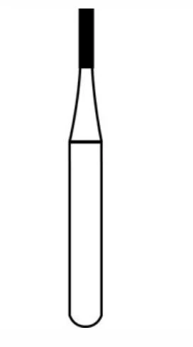 Alpen SteriX Cross Cut Fissure Surgical Carbide Burs, #557, FGOS, 1.0 mm, 10/Pk, RS500557 - Alpen SteriX Cross Cut Burs 557 OS 10/Pk - Image 1