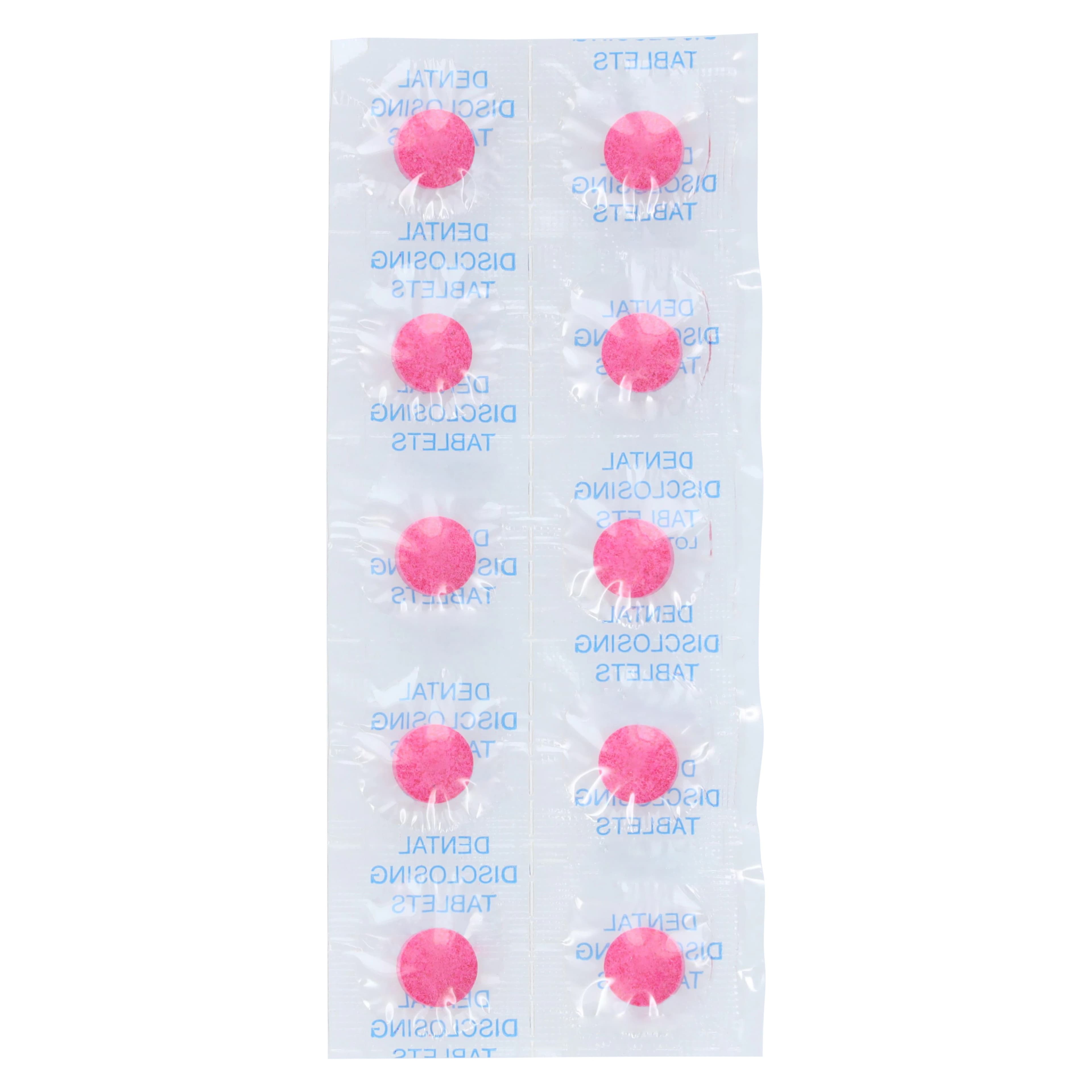 Trace Disclosing Tablets, Cherry Flavored, Red Dye, 250/Box, 232225 thumbnail 2